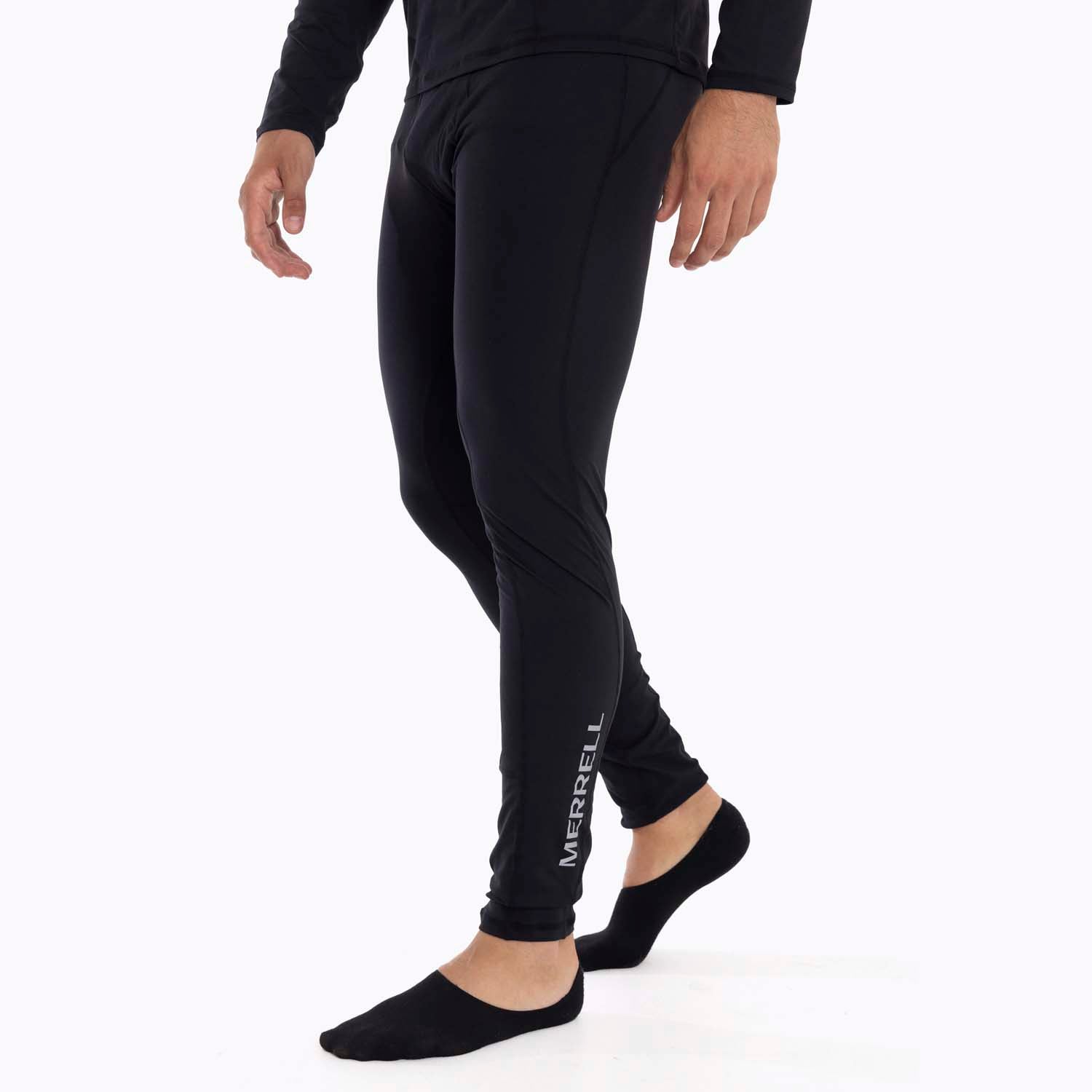 CALZA PRIMERA CAPA HOMBRE TÉRMICA FLEECE NEGRO MERRELL - 2