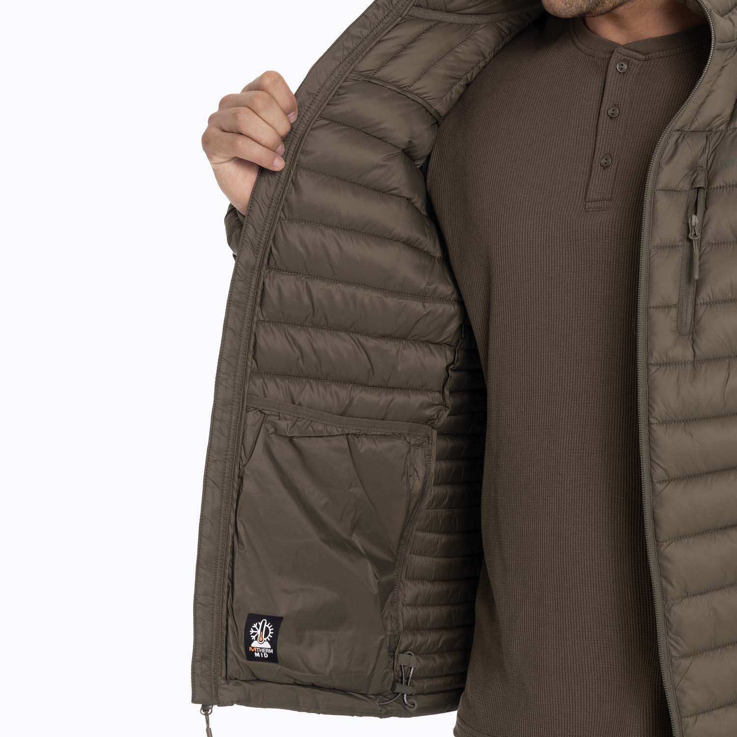 PARKA HOMBRE KLAMATH CAFÉ OSCURO MERRELL - 8