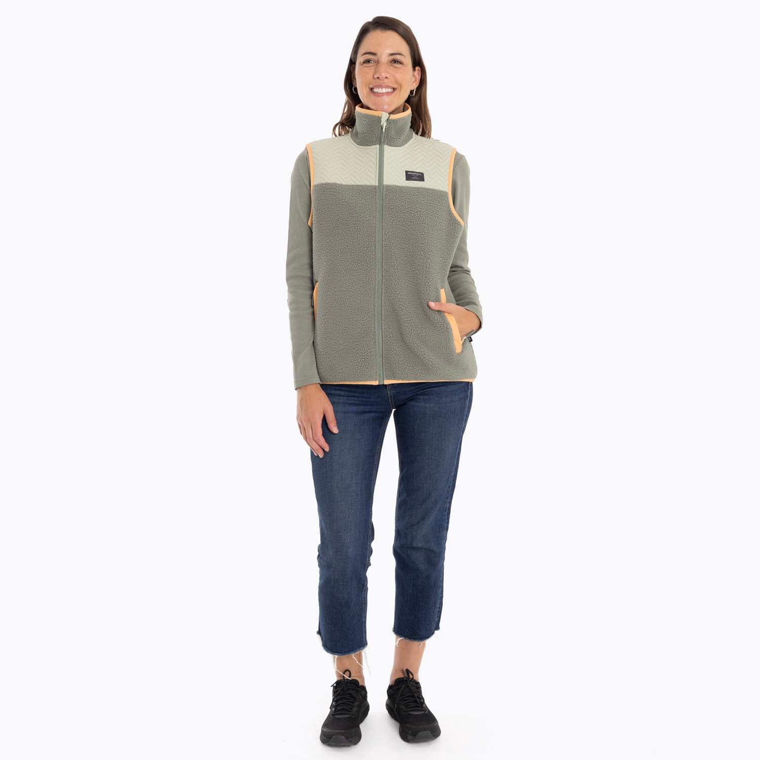 POLAR MUJER OUACHI SHERPA VERDE MERRELL - 7