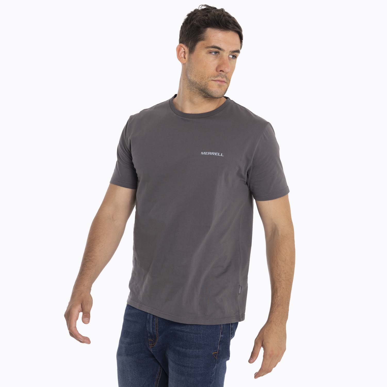 POLERA HOMBRE NUTS GRIS MERRELL - 4