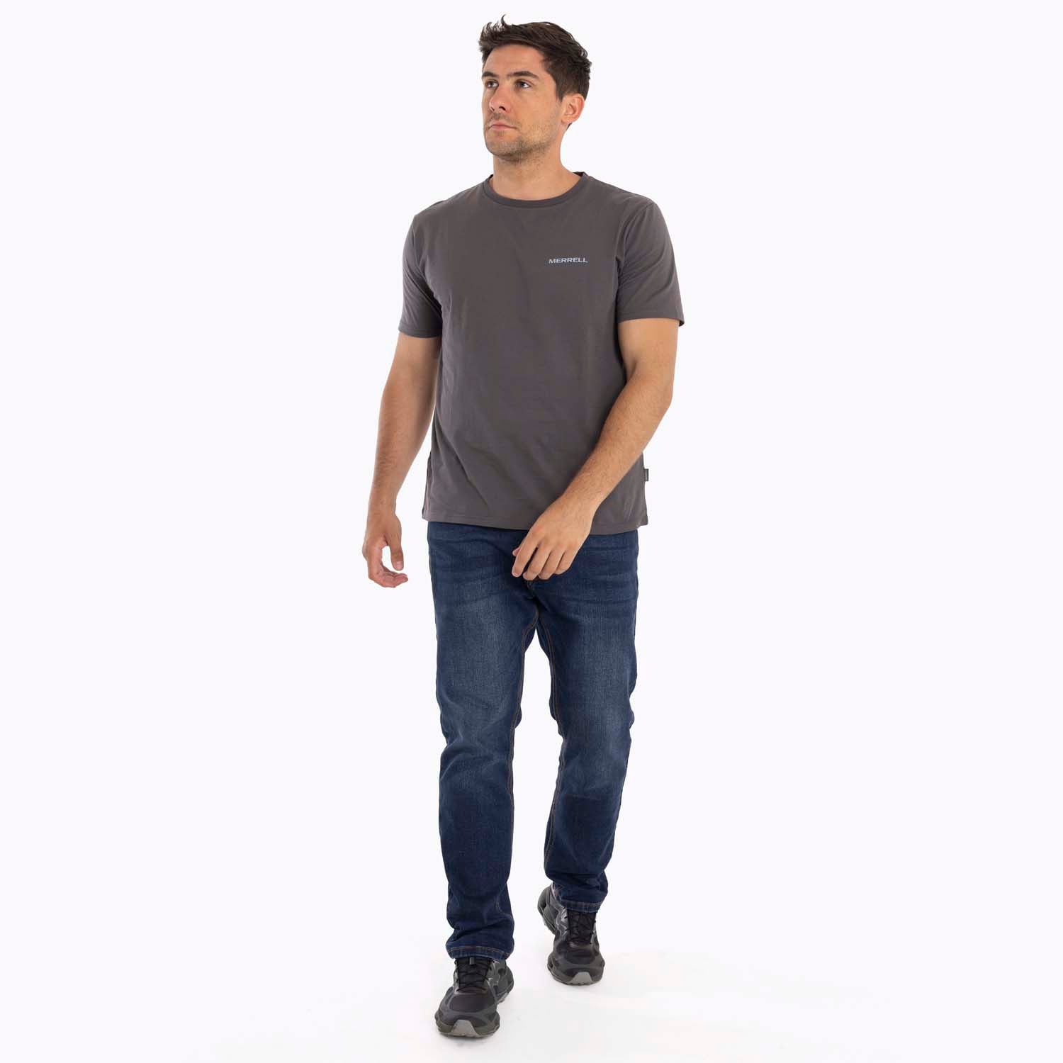 POLERA HOMBRE NUTS GRIS MERRELL - 5