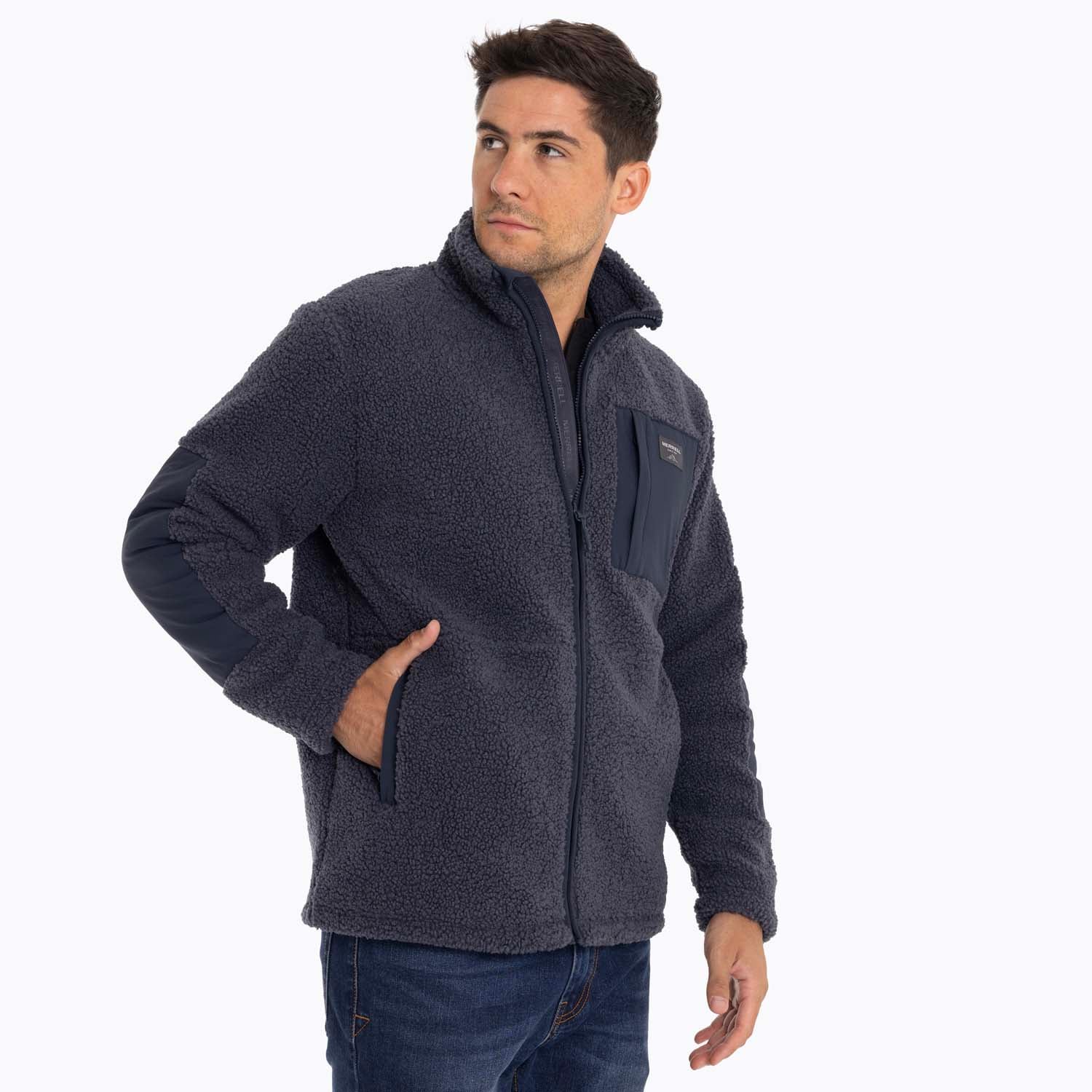 POLAR HOMBRE YUKON SHERPA AZUL MARINO MERRELL - 2