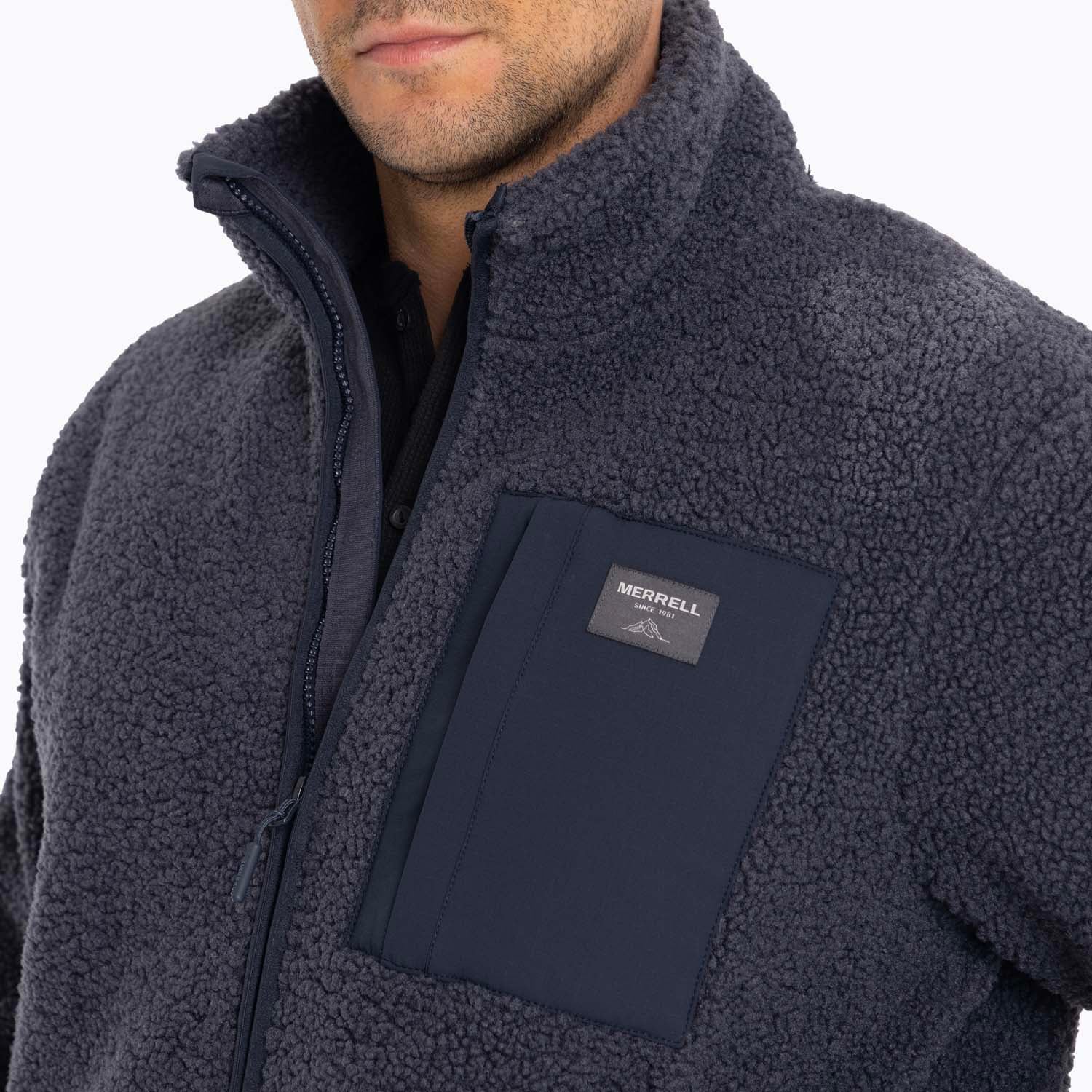 POLAR HOMBRE YUKON SHERPA AZUL MARINO MERRELL - 5