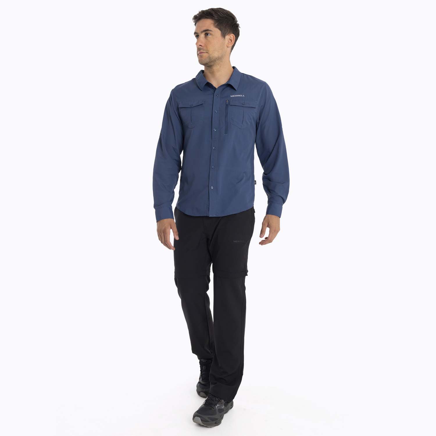 CAMISA HOMBRE KUSKOV MERRELL AZUL - 7