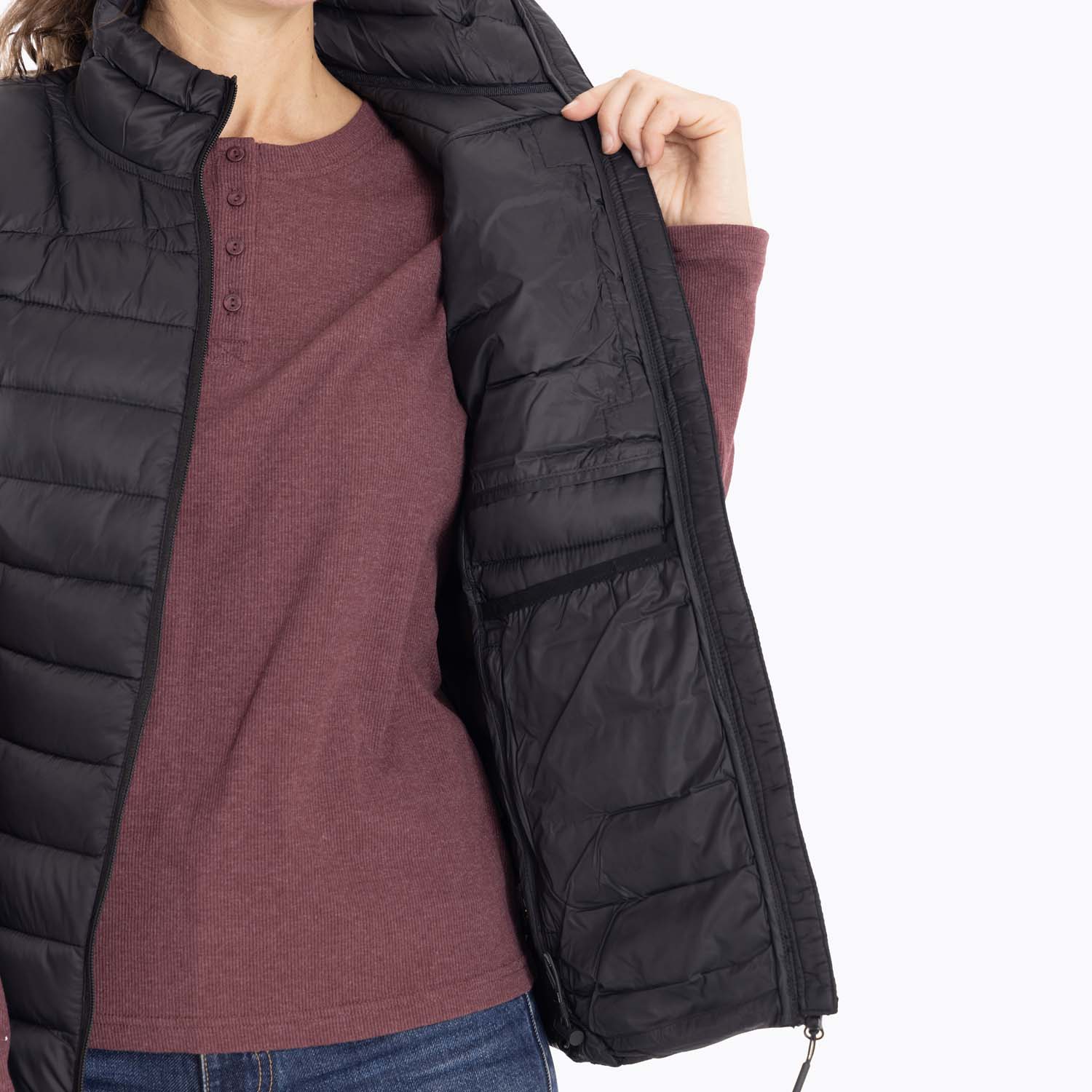 PARKA SIN MANGAS MUJER INNOKO VEST NEGRO MERRELL - 9