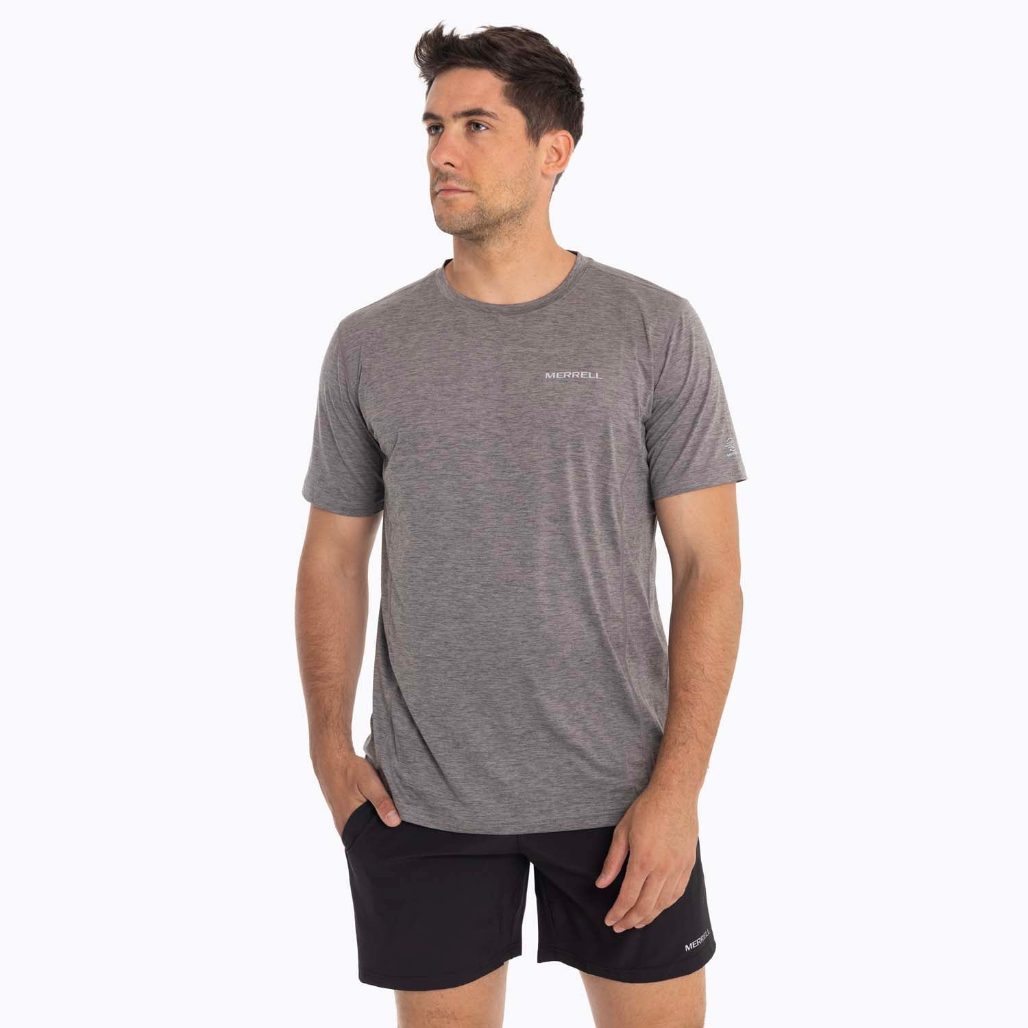 POLERA HOMBRE SPORT SABINE GRIS MERRELL - 1