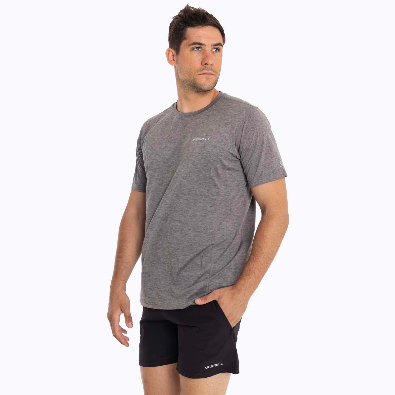 POLERA HOMBRE SPORT SABINE GRIS MERRELL - 4