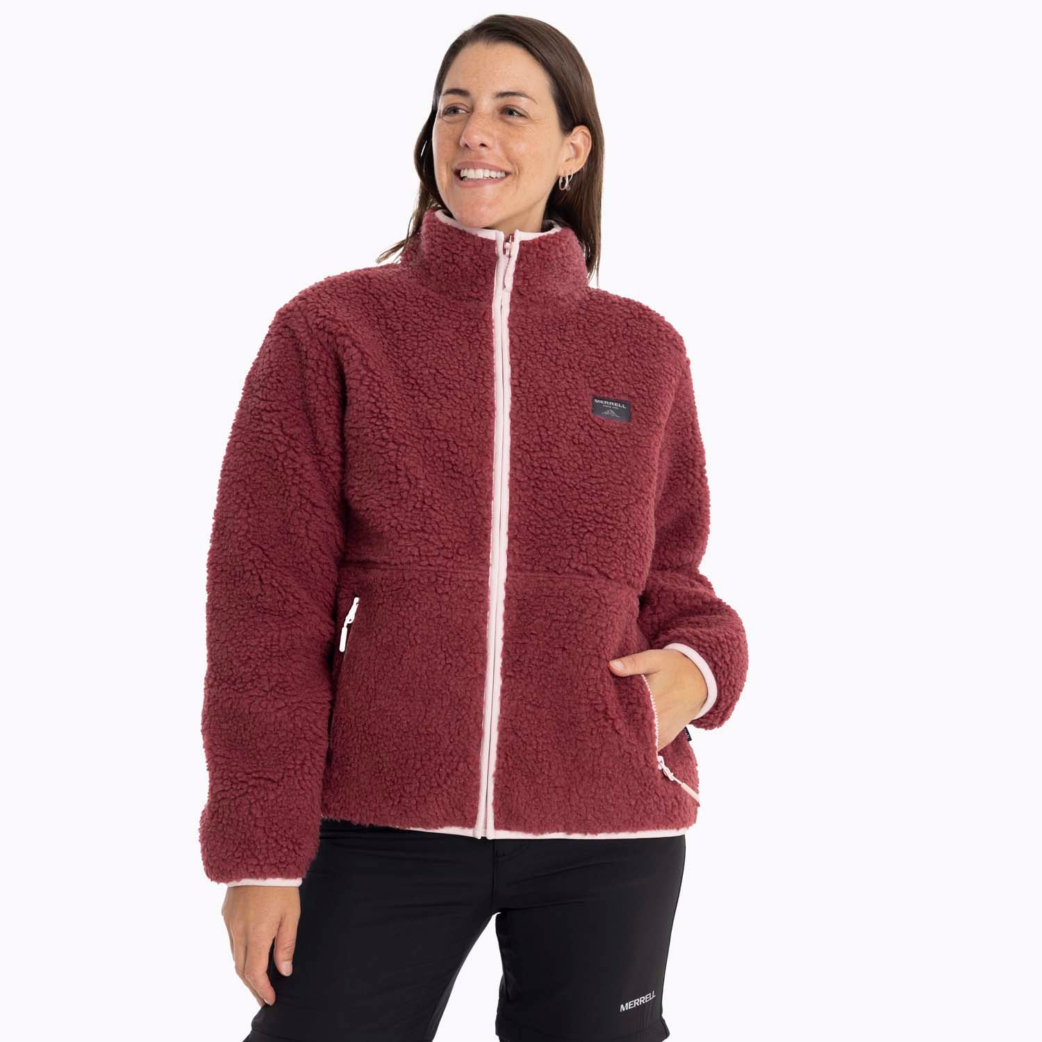 POLAR MUJER SAGAVA SHERPA BURDEO MERRELL - 1