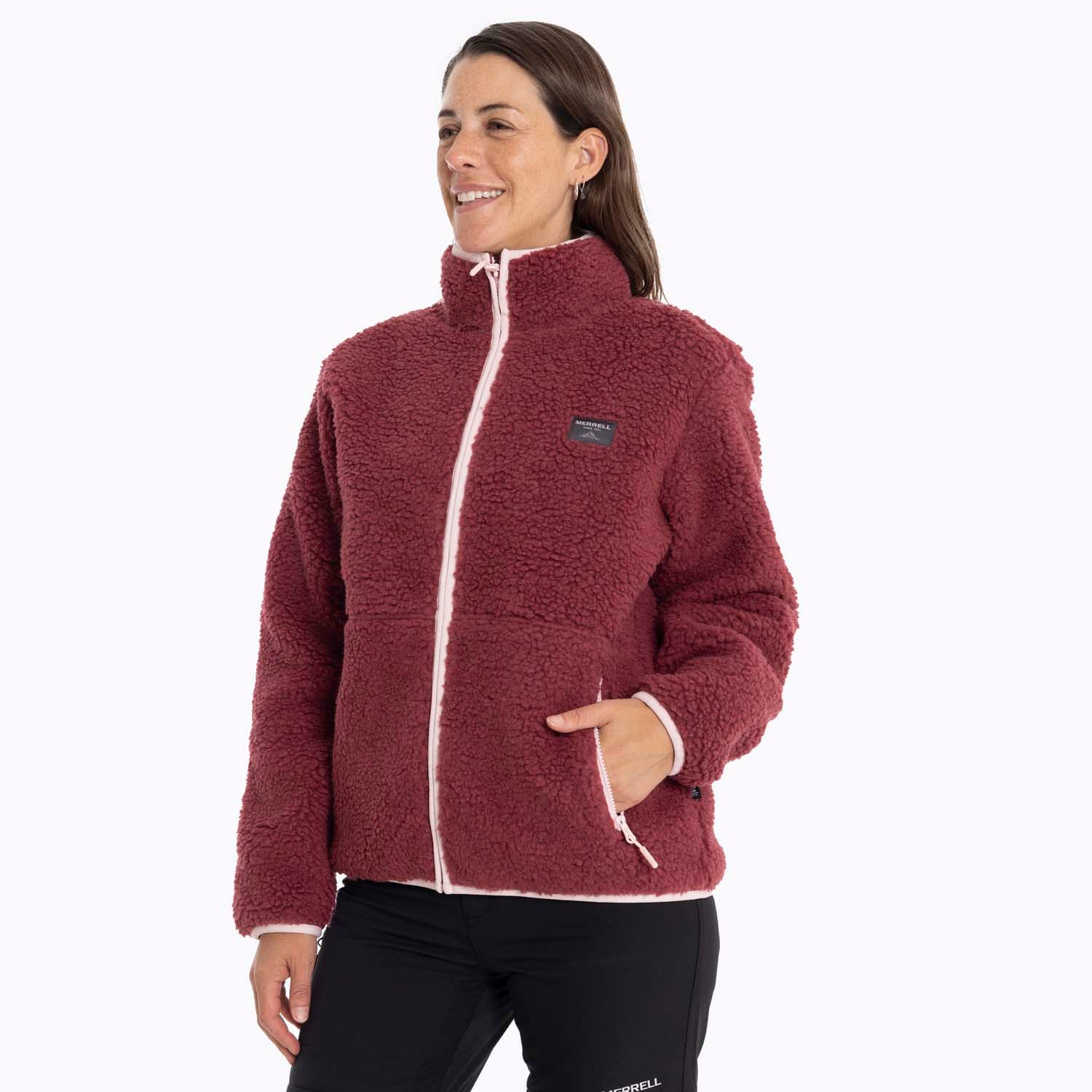 POLAR MUJER SAGAVA SHERPA BURDEO MERRELL - 2
