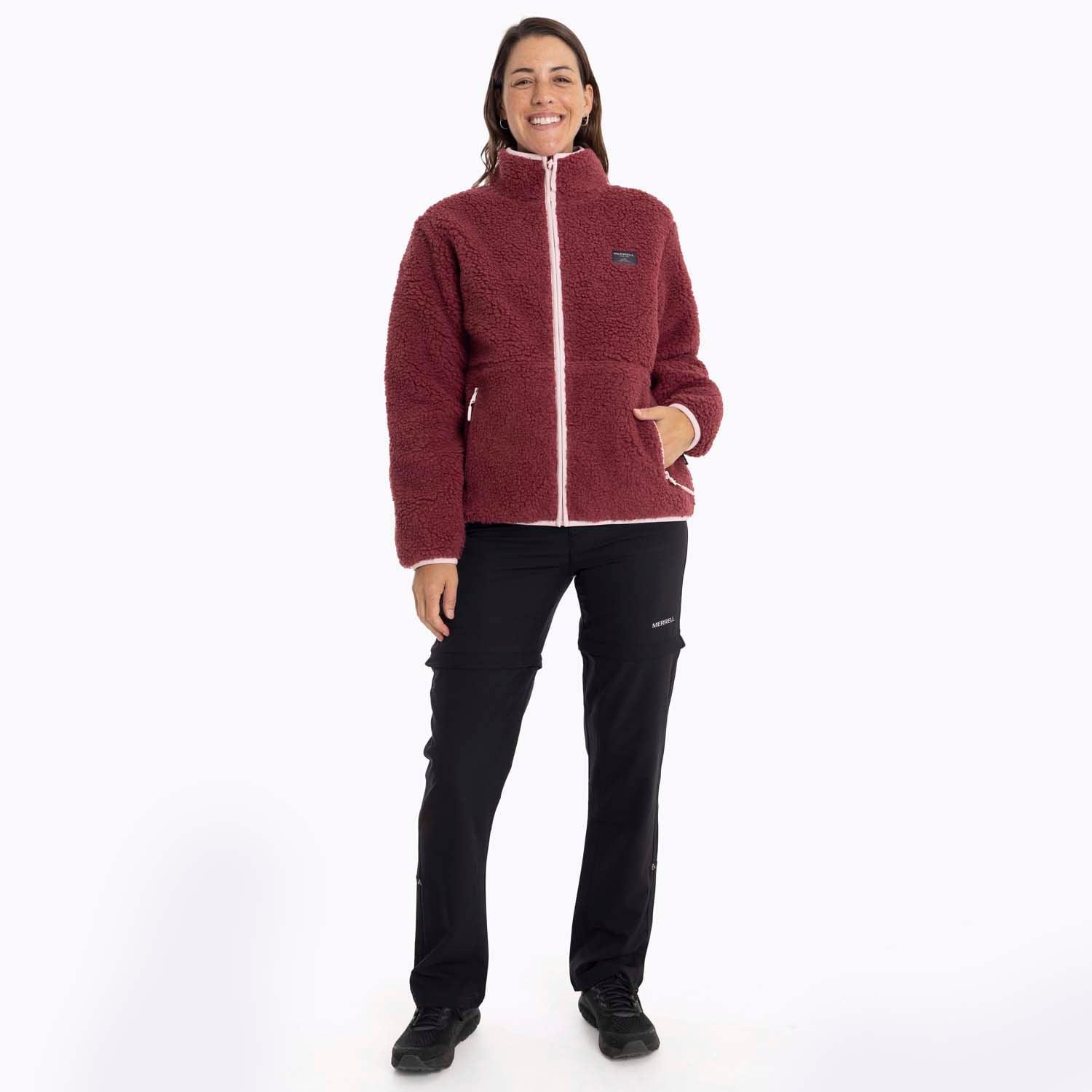 POLAR MUJER SAGAVA SHERPA BURDEO MERRELL - 7