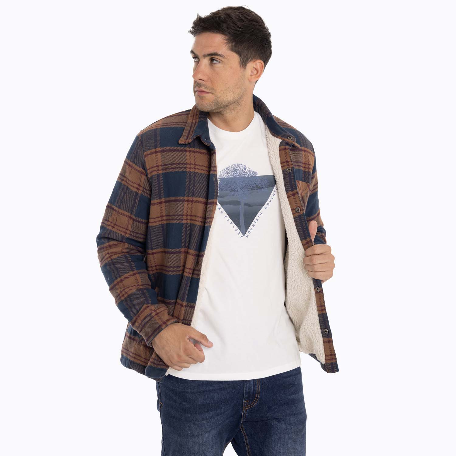 CHAQUETA SOBRECAMISA HOMBRE MOJAVE OVERSH AZUL MERRELL - 4