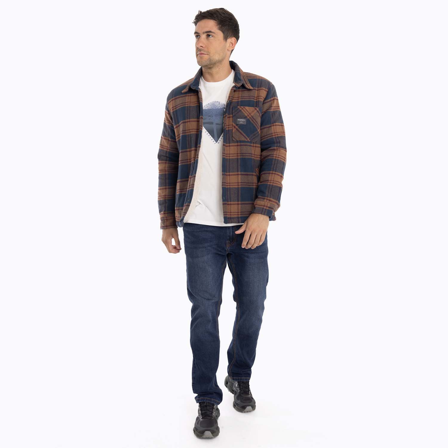CHAQUETA SOBRECAMISA HOMBRE MOJAVE OVERSH AZUL MERRELL - 9