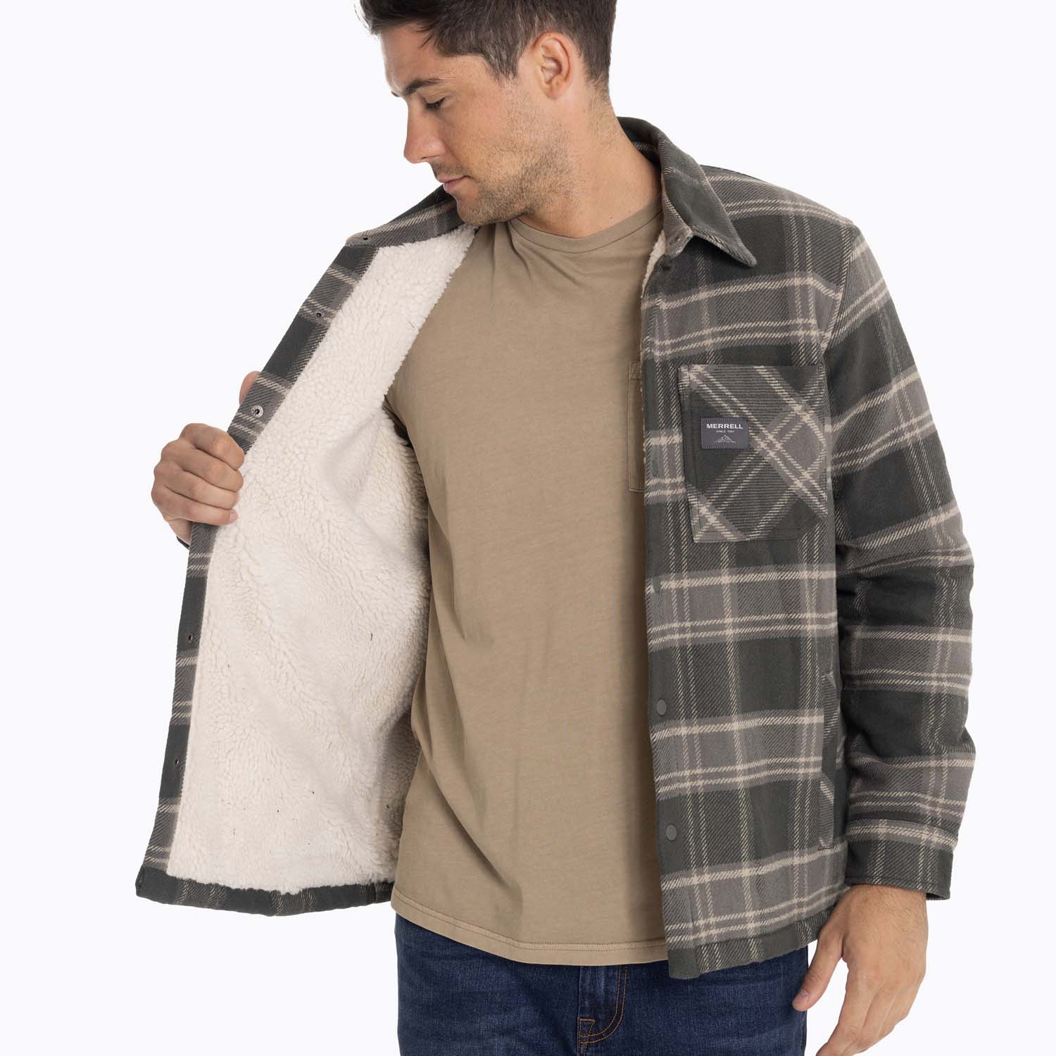 CHAQUETA SOBRECAMISA HOMBRE MOJAVE OVERSH GRIS MERRELL - 2