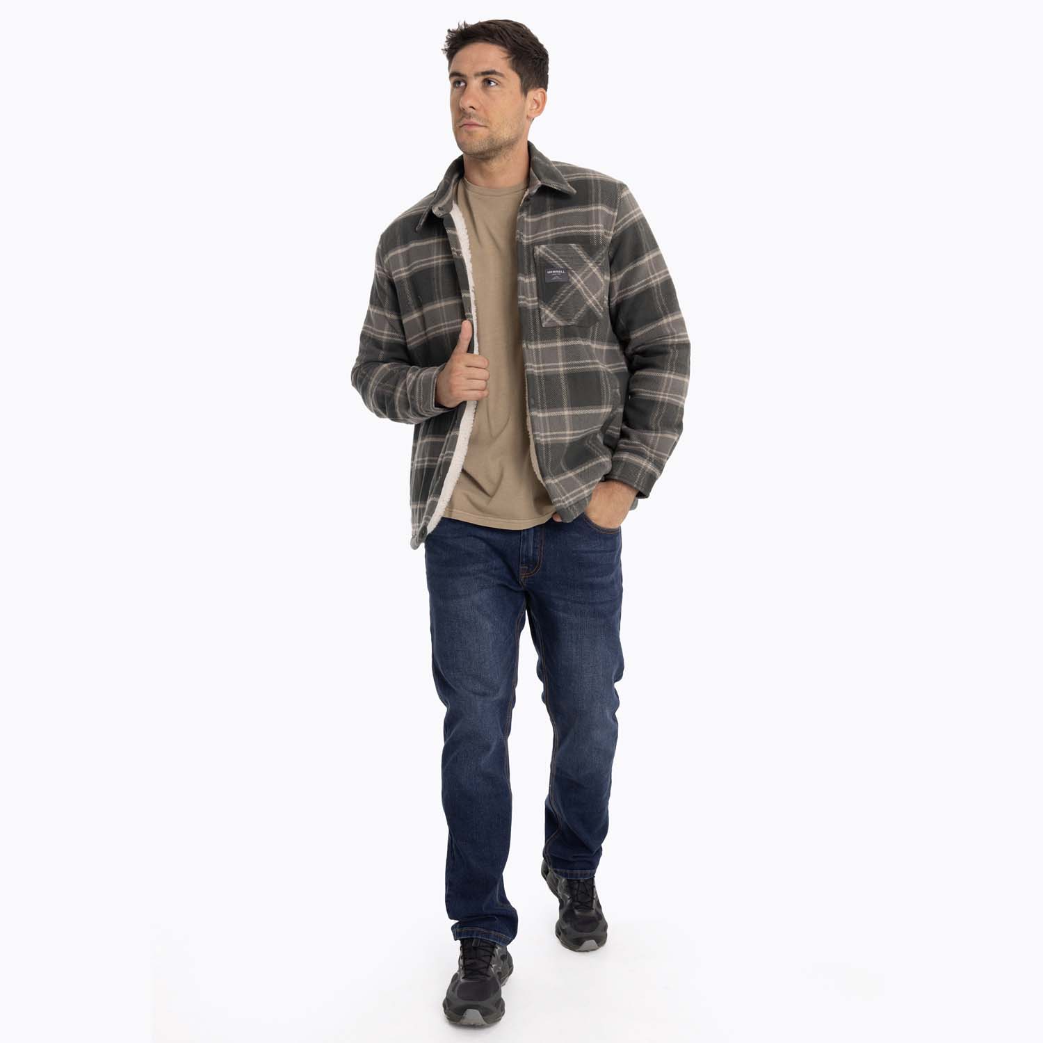 CHAQUETA SOBRECAMISA HOMBRE MOJAVE OVERSH GRIS MERRELL - 8