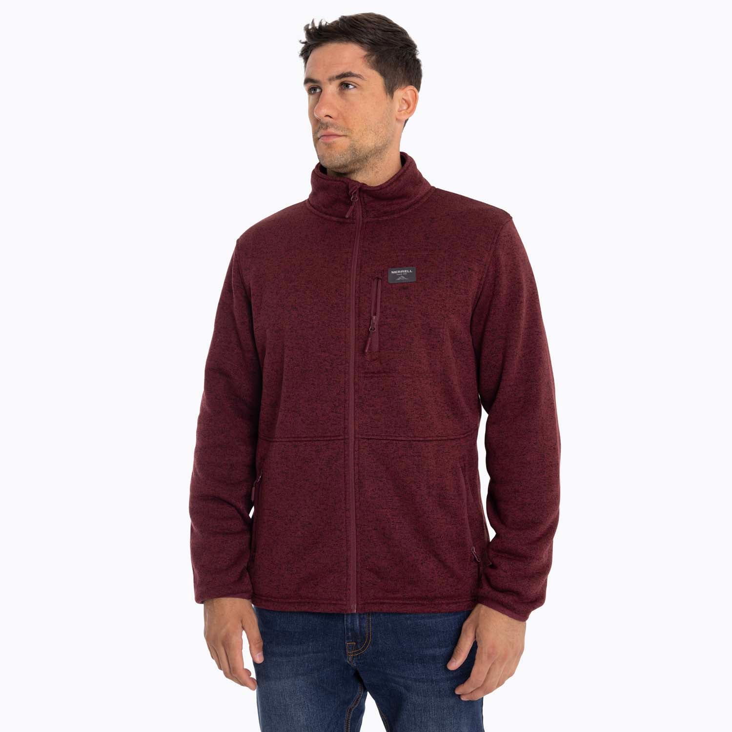 POLAR HOMBRE SNAKE KNITTED FLEECE BURDEO MERRELL - 1