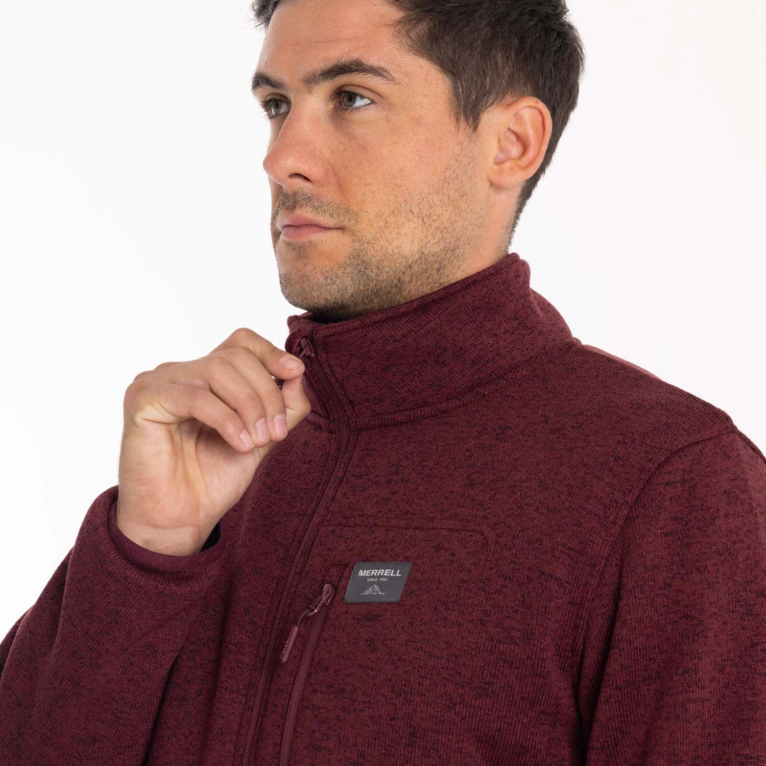 POLAR HOMBRE SNAKE KNITTED FLEECE BURDEO MERRELL - 7