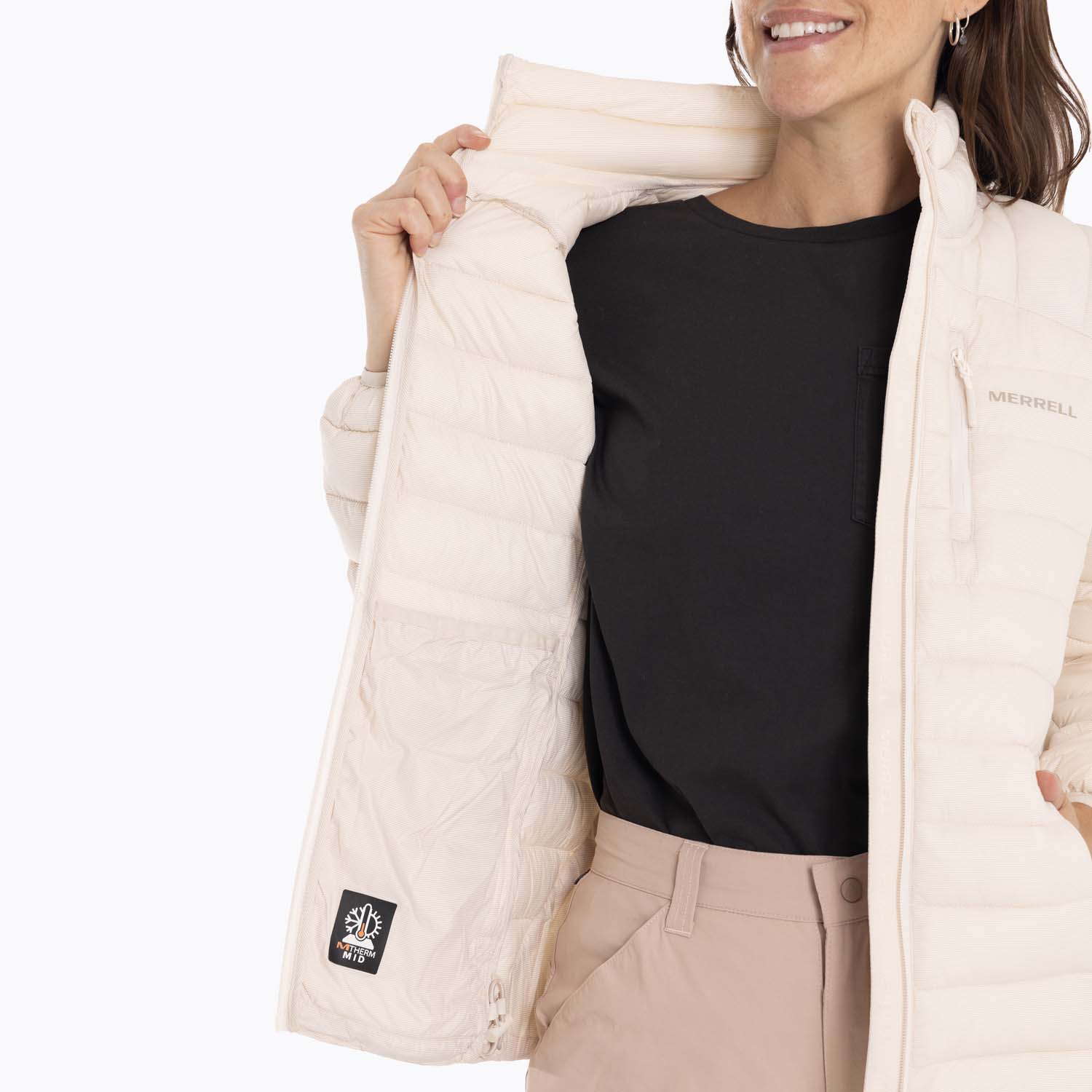 PARKA MUJER IDITAROD CREMA MERRELL - 9
