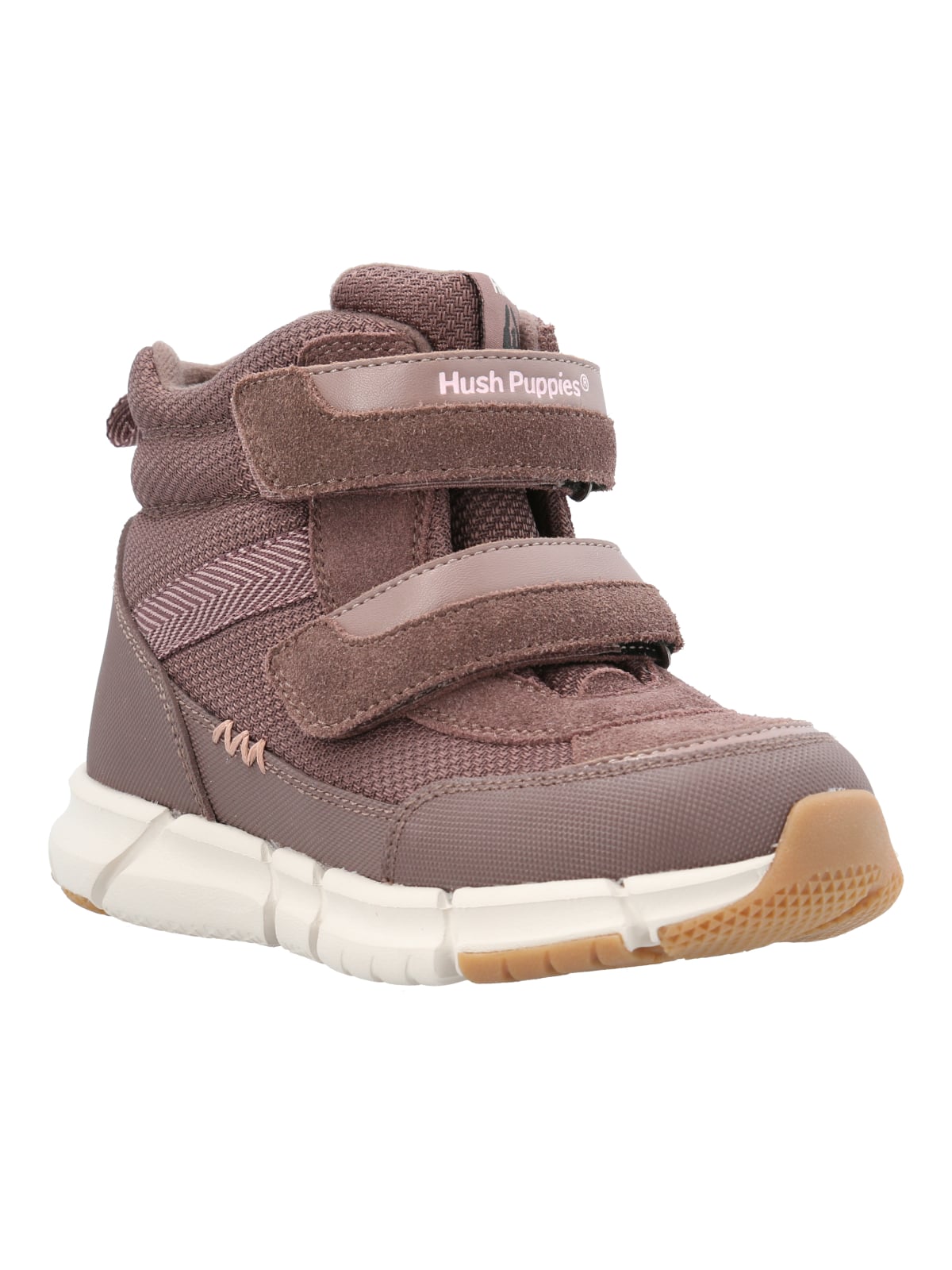 BOTIN CUERO PLAYMOUTH NIÑA ROSADO HUSH PUPPIES - 1