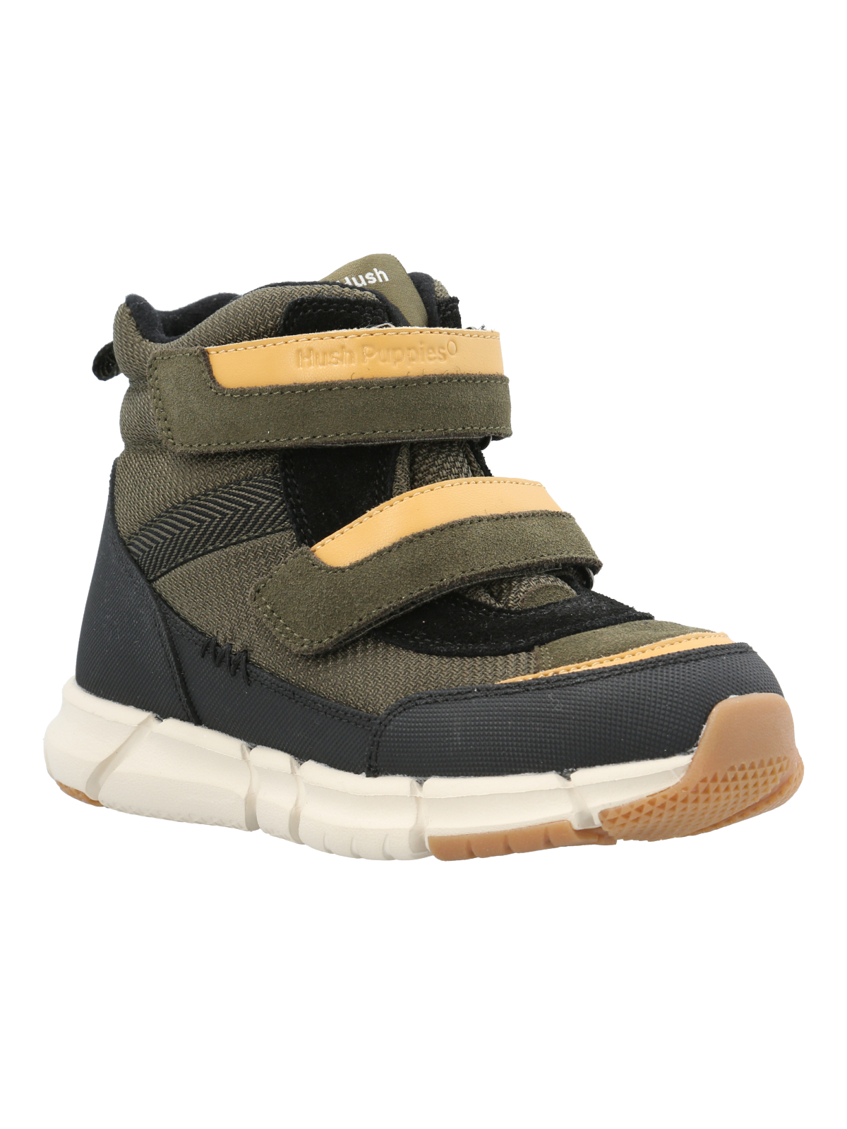 BOTIN CUERO PLAYMOUTH NIÑO VERDE HUSH PUPPIES - 1