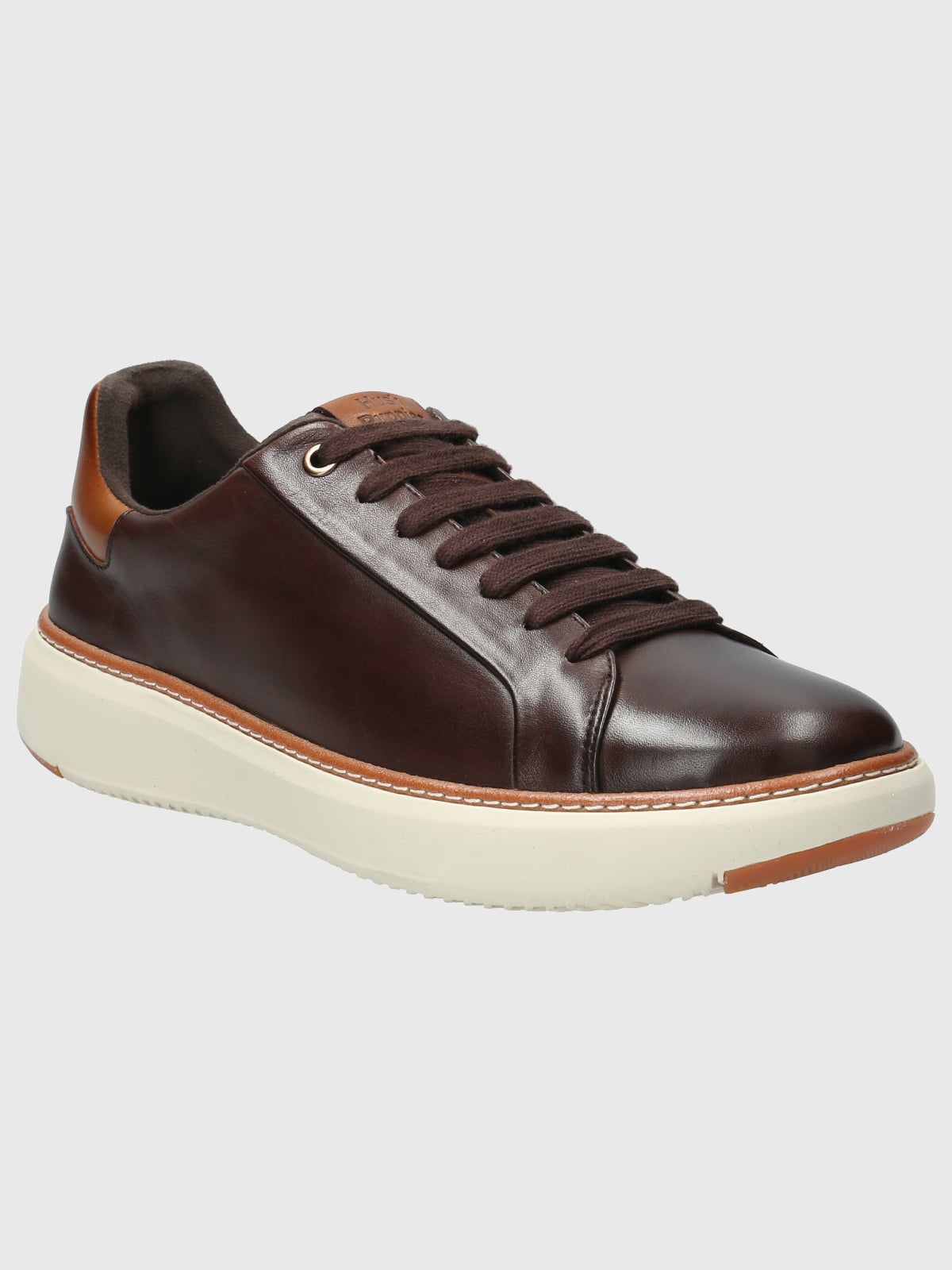 ZAPATILLA CUERO HOMBRE FORCE G CAFÉ OSCURO HUSH PUPPIES - 1