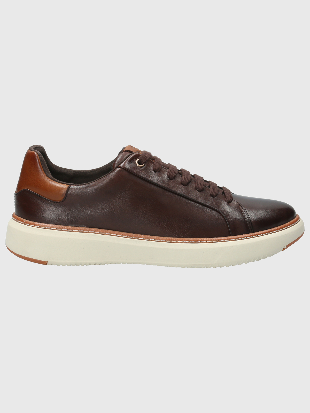 ZAPATILLA CUERO HOMBRE FORCE G CAFÉ OSCURO HUSH PUPPIES - 2