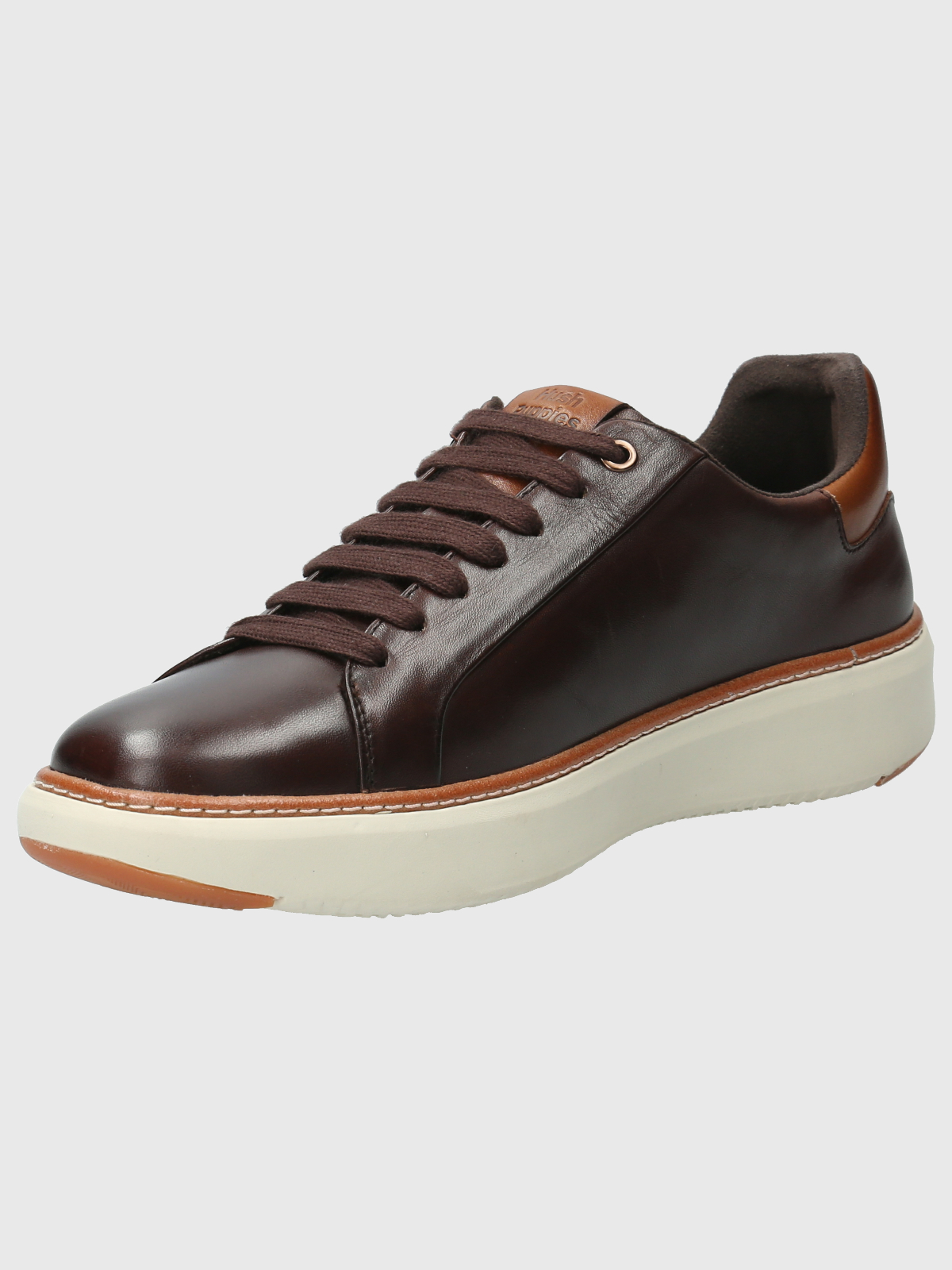 ZAPATILLA CUERO HOMBRE FORCE G CAFÉ OSCURO HUSH PUPPIES - 5