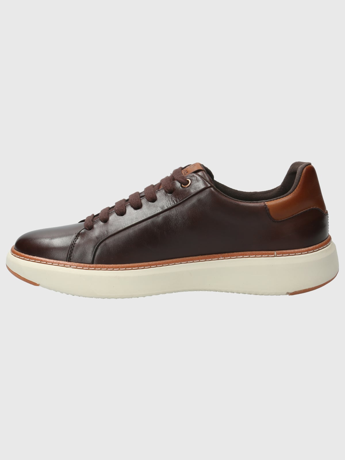ZAPATILLA CUERO HOMBRE FORCE G CAFÉ OSCURO HUSH PUPPIES - 6