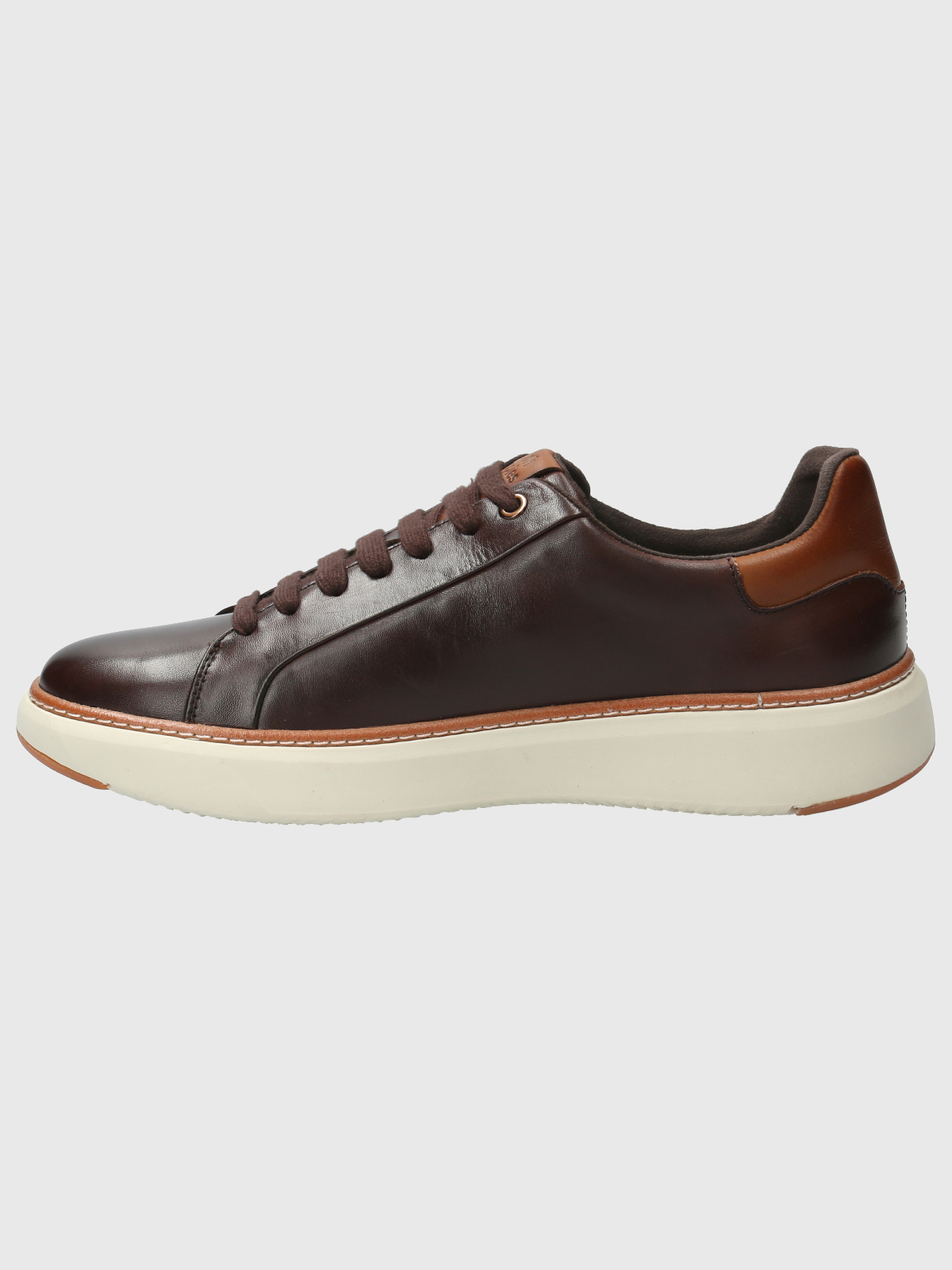 ZAPATILLA CUERO HOMBRE FORCE G CAFÉ OSCURO HUSH PUPPIES - 6