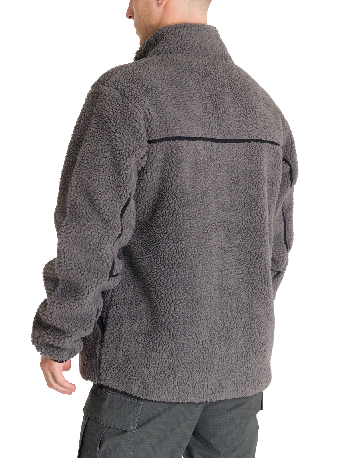 POLAR HOMBRE SHERPA BONDED GRIS BURTON - 4