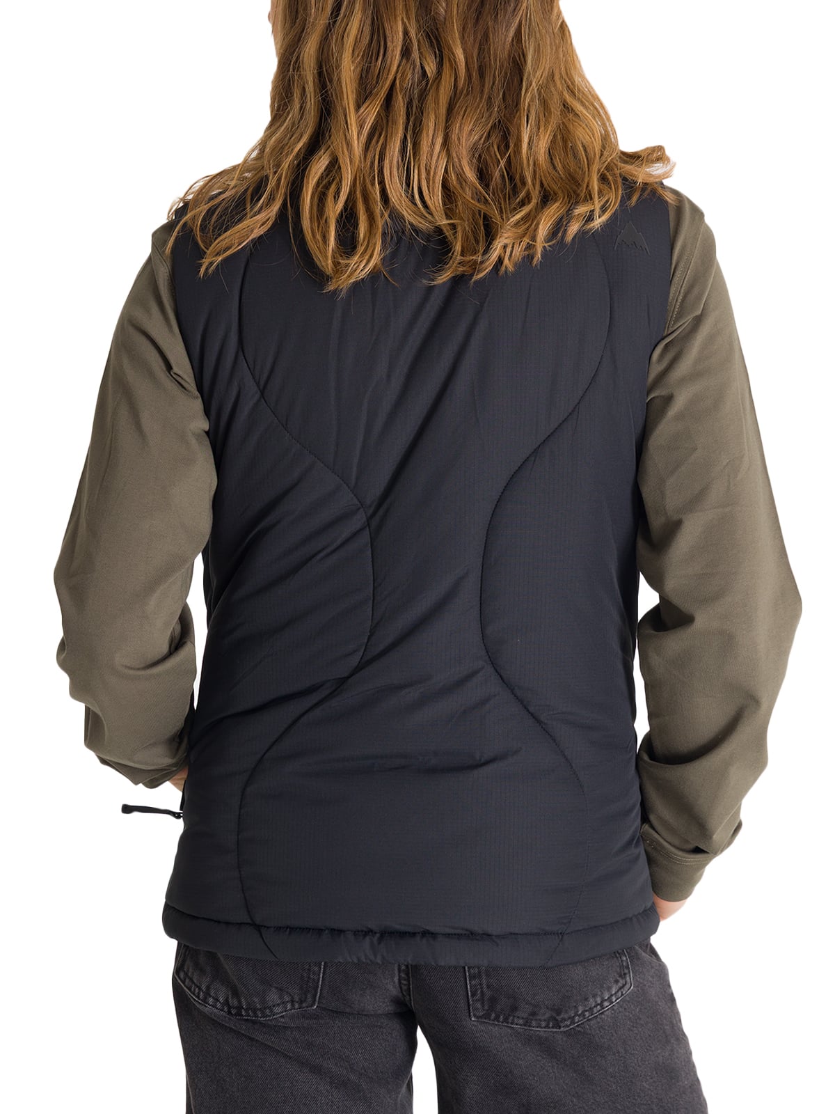 CHAQUETA MUJER RIPSTOP VEST GRIS BURTON - 4