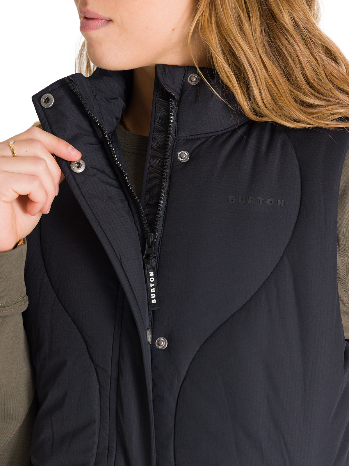 CHAQUETA MUJER RIPSTOP VEST GRIS BURTON - 5