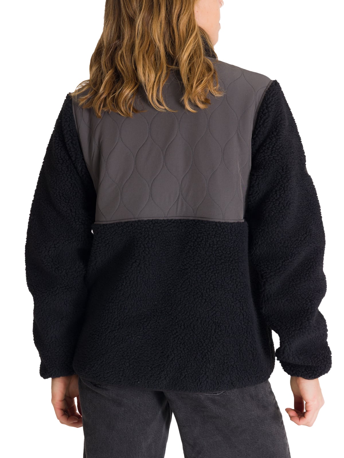 POLAR MUJER SHERPA BLOCK GRIS BURTON - 4