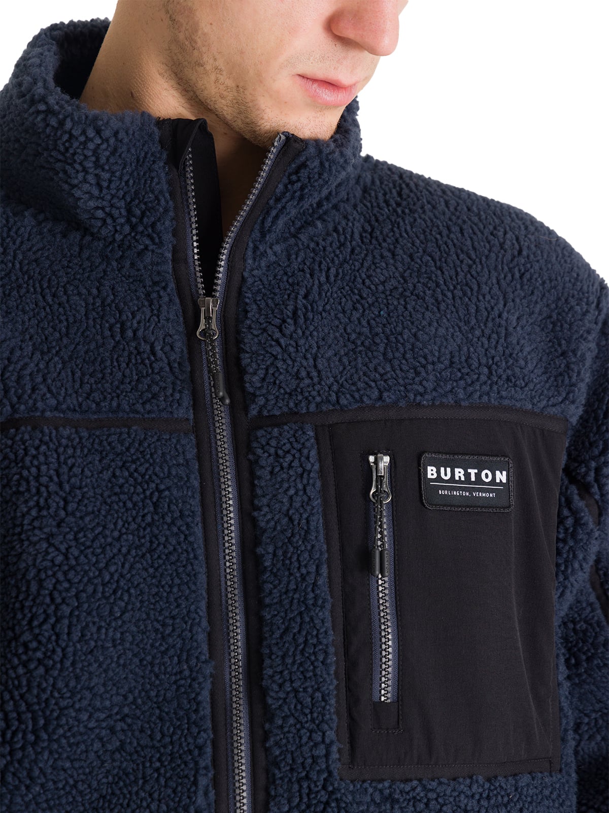 POLAR HOMBRE SHERPA BONDED AZUL BURTON - 5