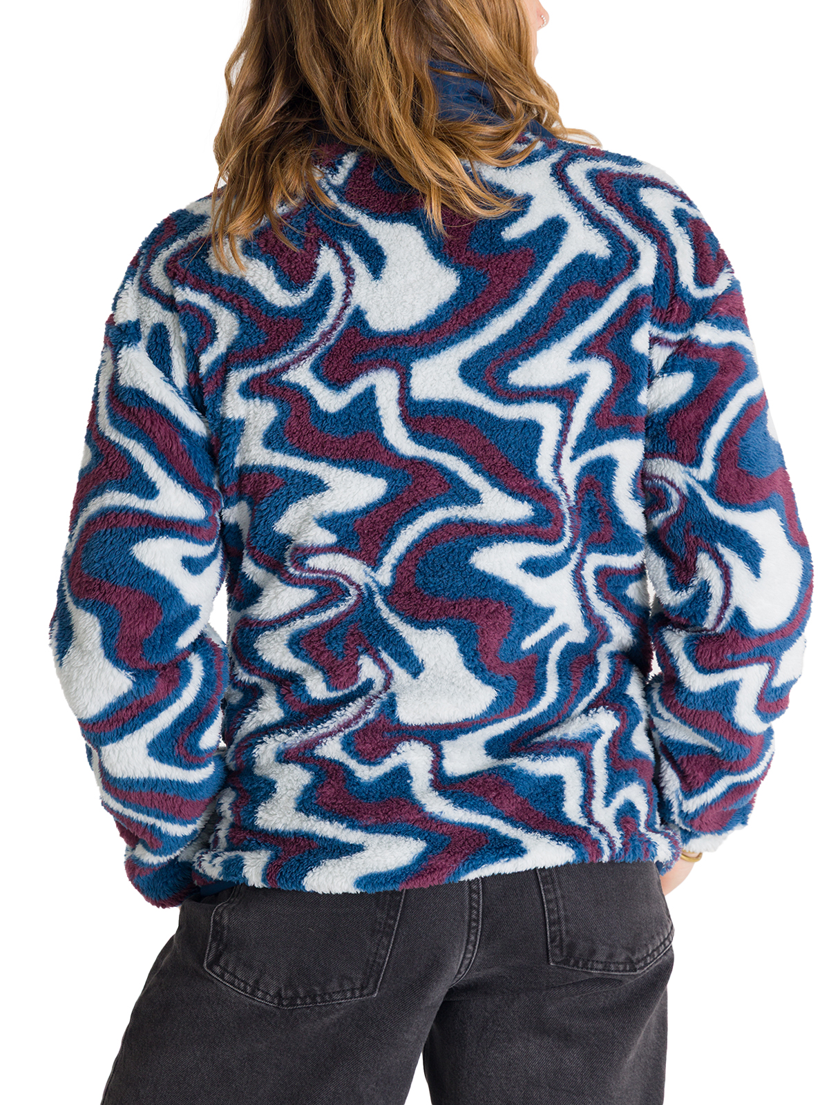 POLAR MUJER SHAGGY HALF AZUL BURTON - 4
