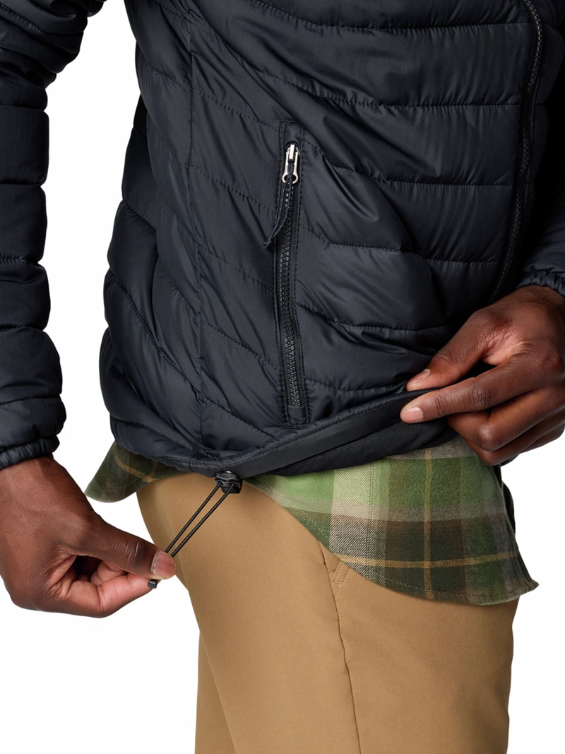 PARKA HOMBRE POWDER LITE II NEGRO COLUMBIA - 5