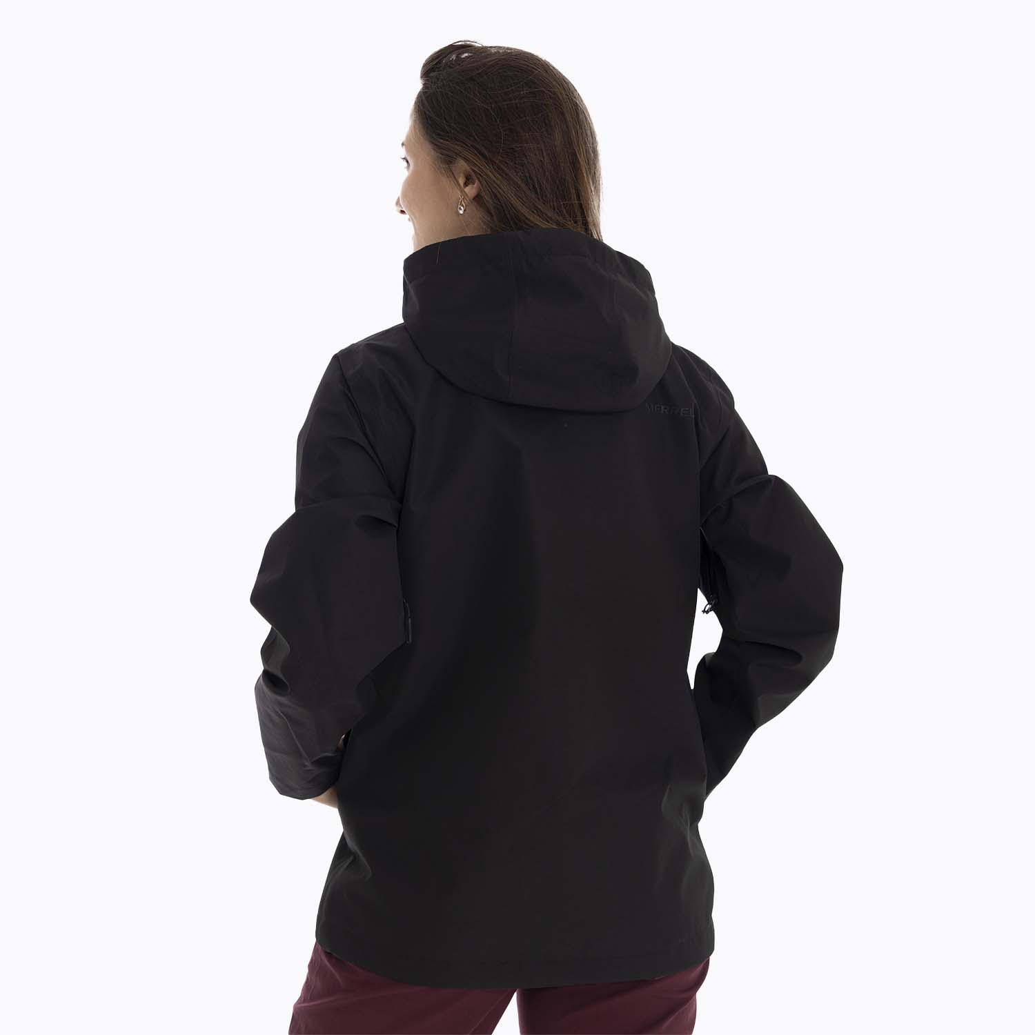 IMPERMEABLE MUJER MINNESOTA EN COLOR NEGRO MERRELL - 2