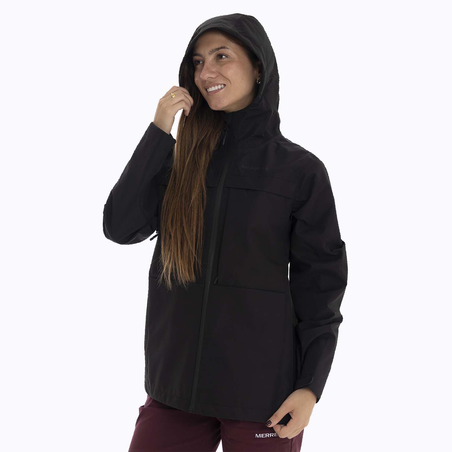 IMPERMEABLE MUJER MINNESOTA EN COLOR NEGRO MERRELL - 8