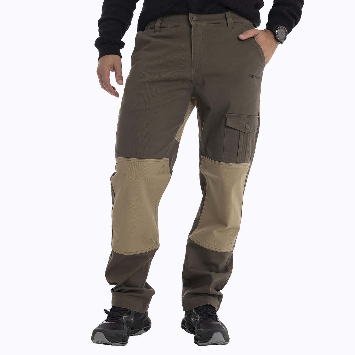 PANTALON HOMBRE WILLAMETTE EN COLOR CAFE OSCURO MERRELL - 1