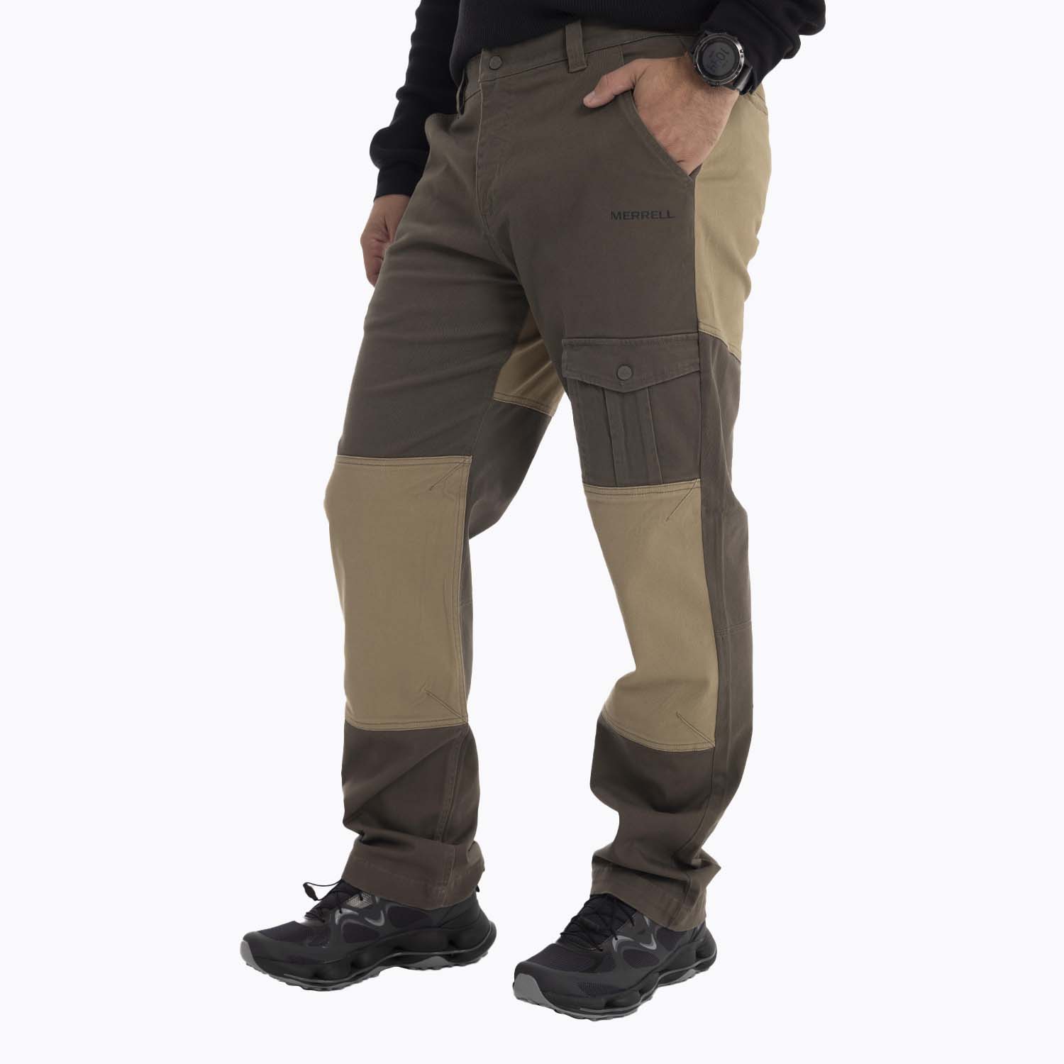 PANTALON HOMBRE WILLAMETTE EN COLOR CAFE OSCURO MERRELL - 3