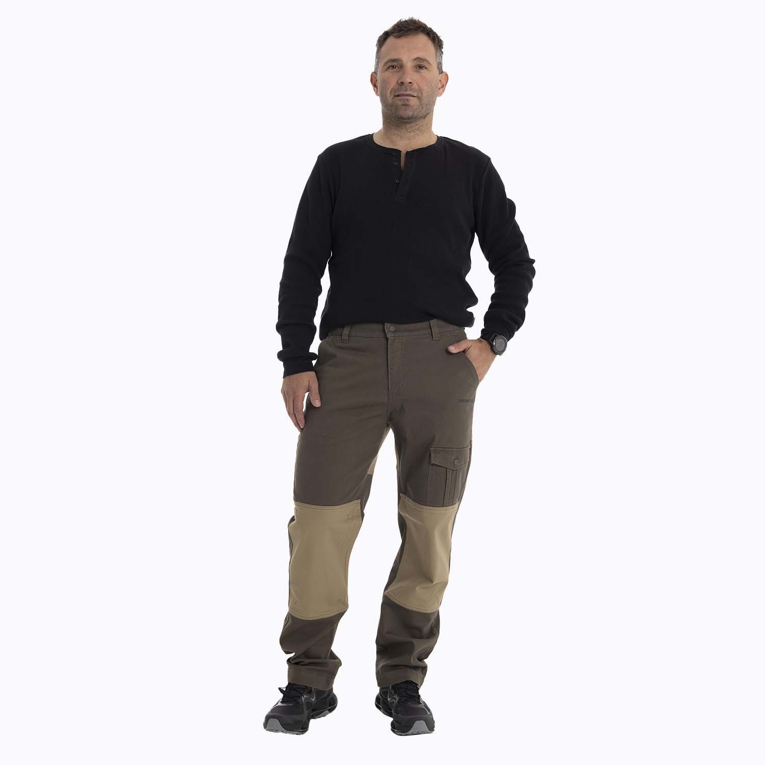 PANTALON HOMBRE WILLAMETTE EN COLOR CAFE OSCURO MERRELL - 7