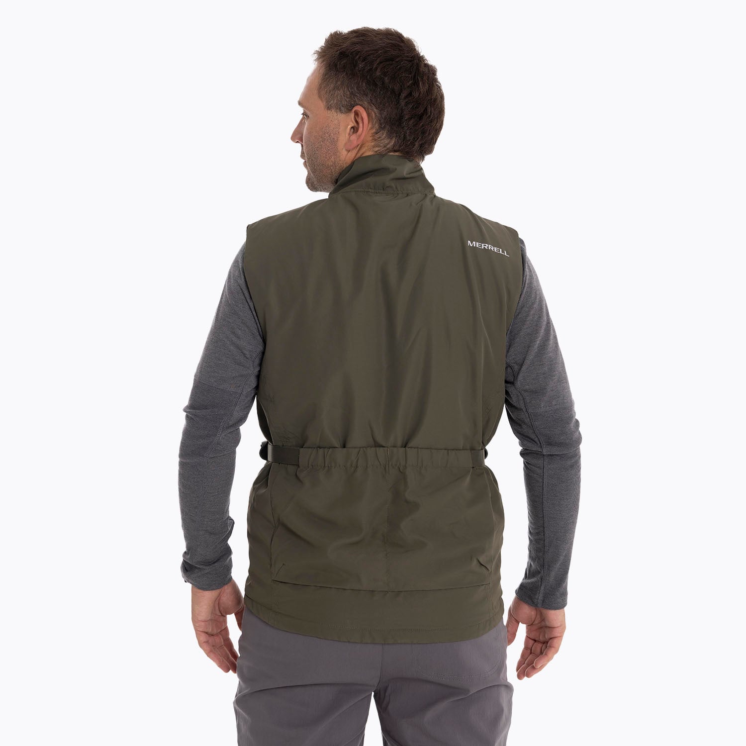 POLAR HOMBRE OCHLOCK VEST EN COLOR CAFE OSCURO MERRELL - 3
