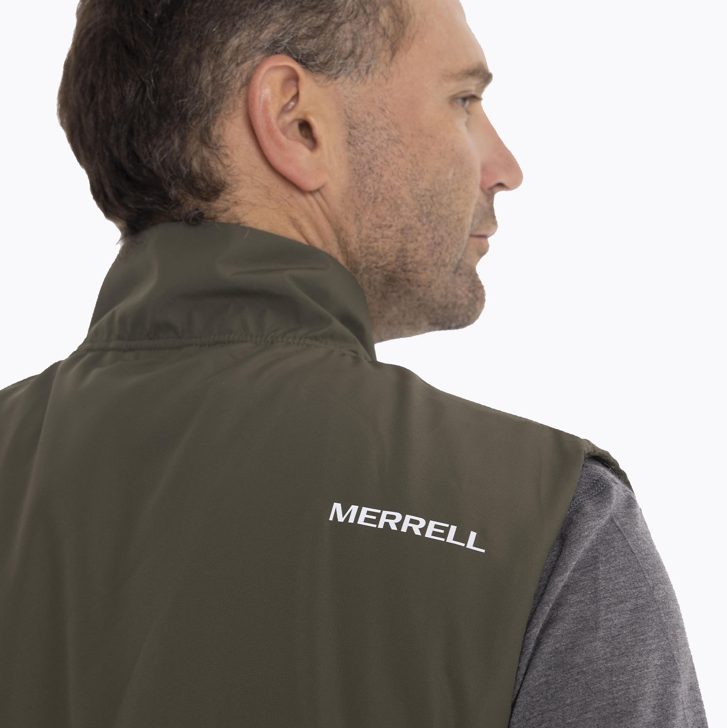 POLAR HOMBRE OCHLOCK VEST EN COLOR CAFE OSCURO MERRELL - 6
