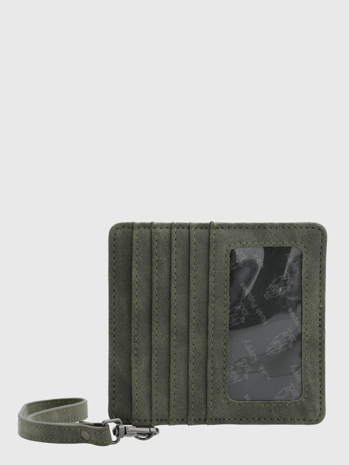 TARJETERO ECOCUERO MUJER DORIS CARD VERDE HUSH PUPPIES - 2