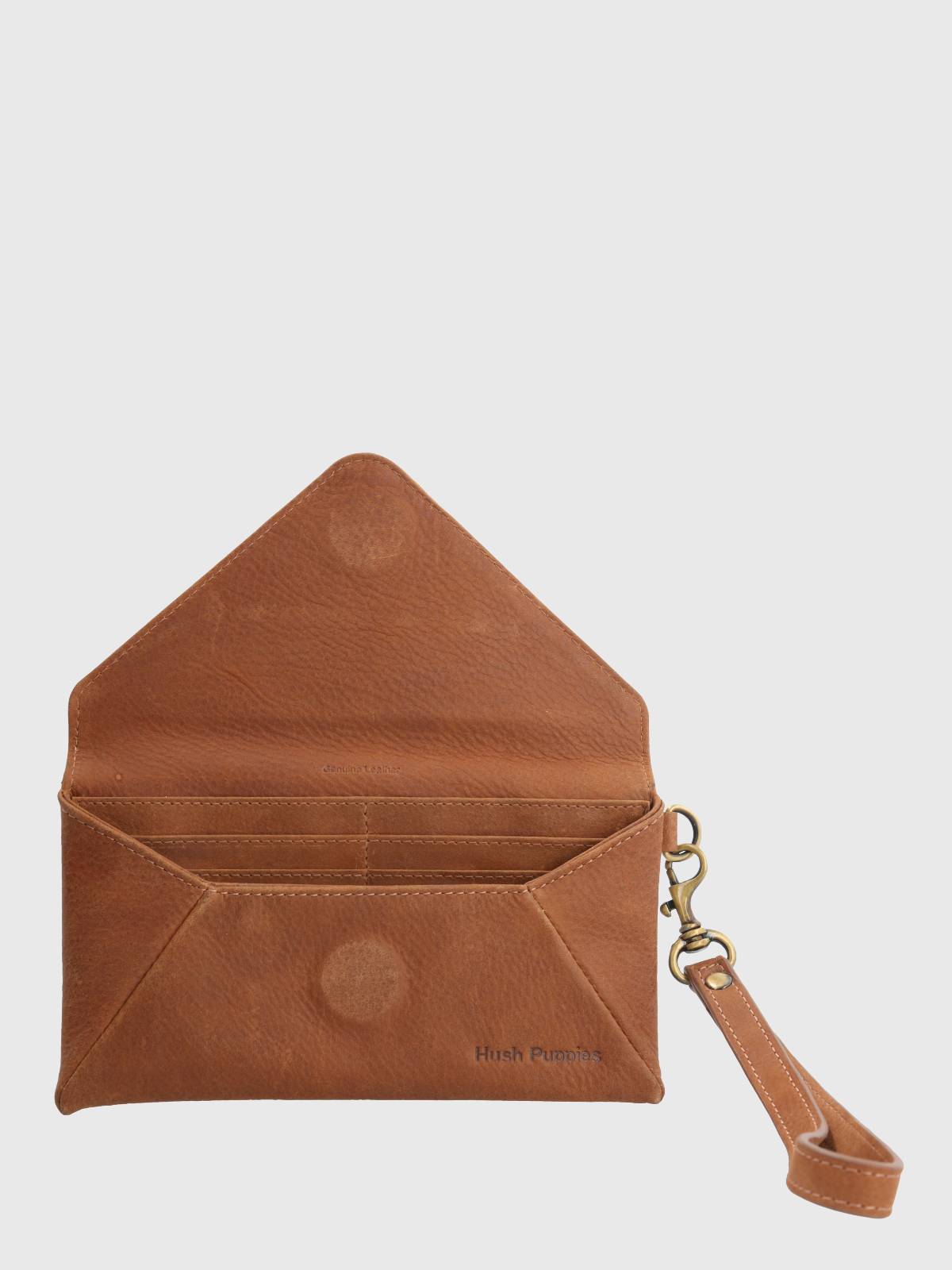 BILLETERA CUERO MUJER TH MOSS CLUCTH CAFE HUSH PUPPIES - 3