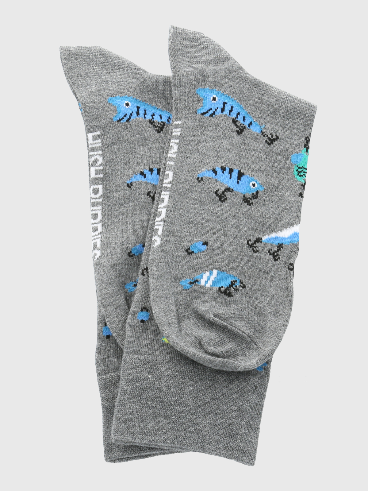CALCETIN ALGODON HOMBRE C CUFF FISHING GRIS HUSH PUPPIES - 3