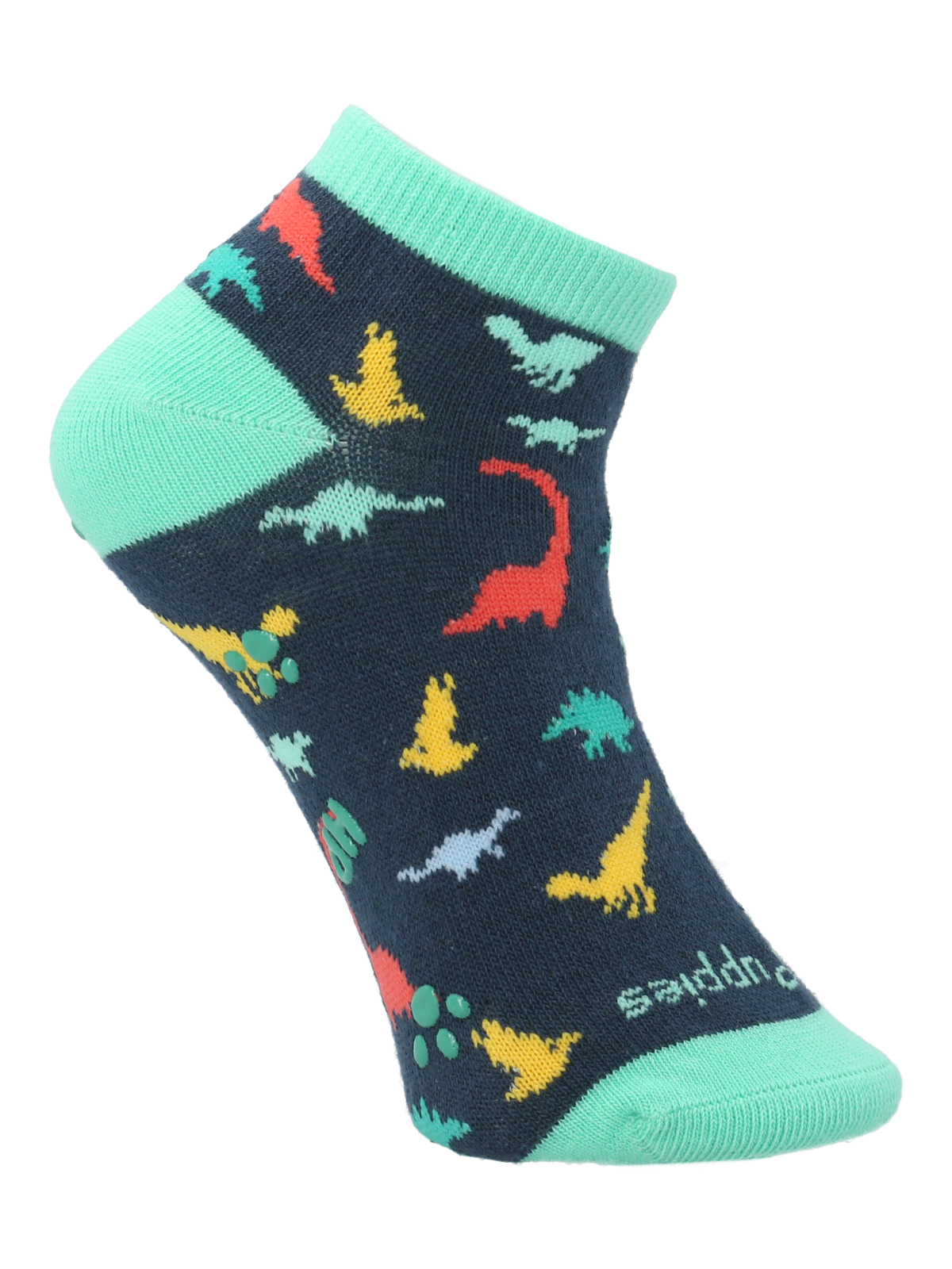 CALCETIN ALGODON NIÑO PED DINOS AZUL HUSH PUPPIES - 1