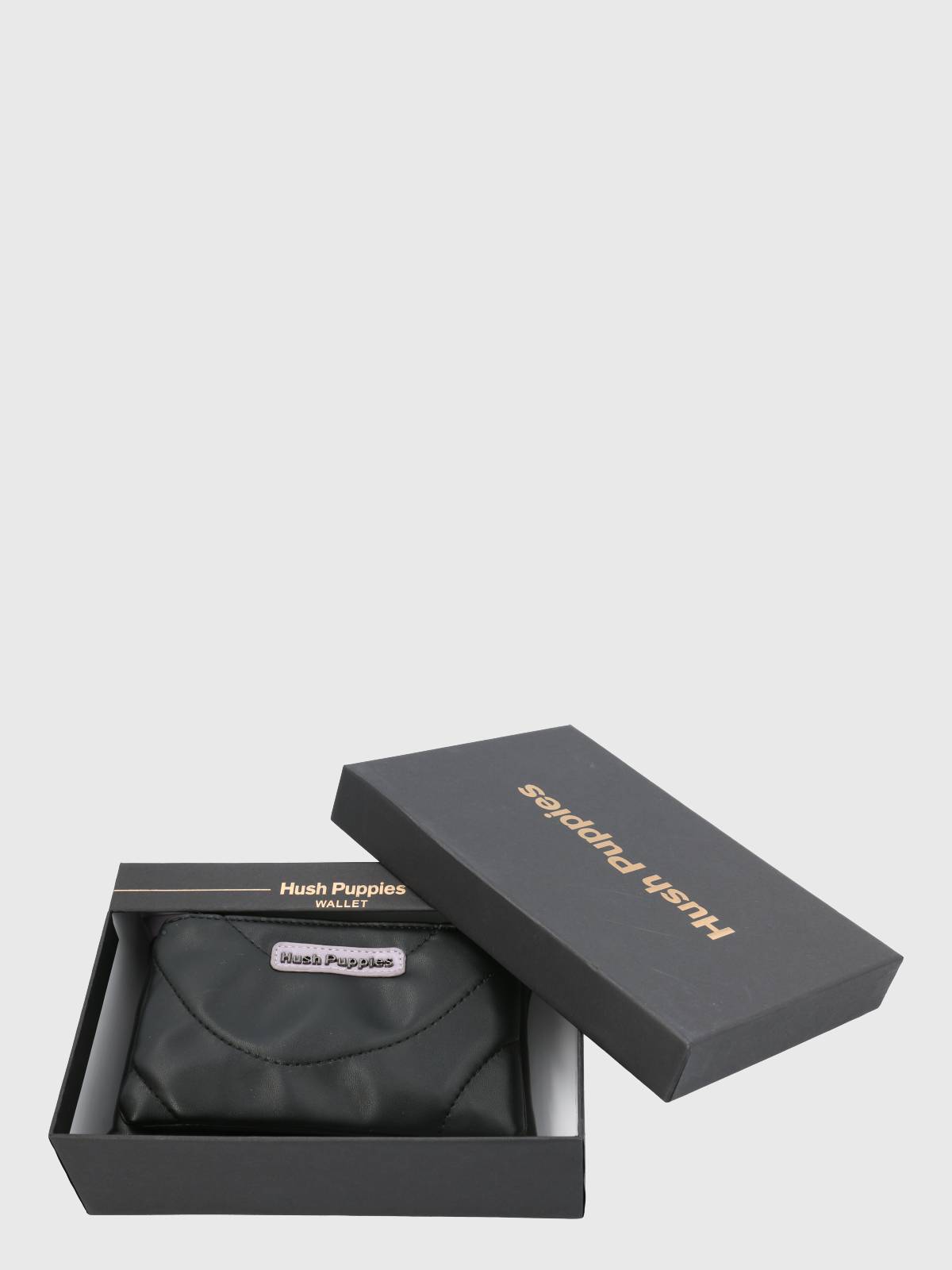 BILLETERA MUJER QUILT ZIP WALLET NEGRO HUSH PUPPIES - 3