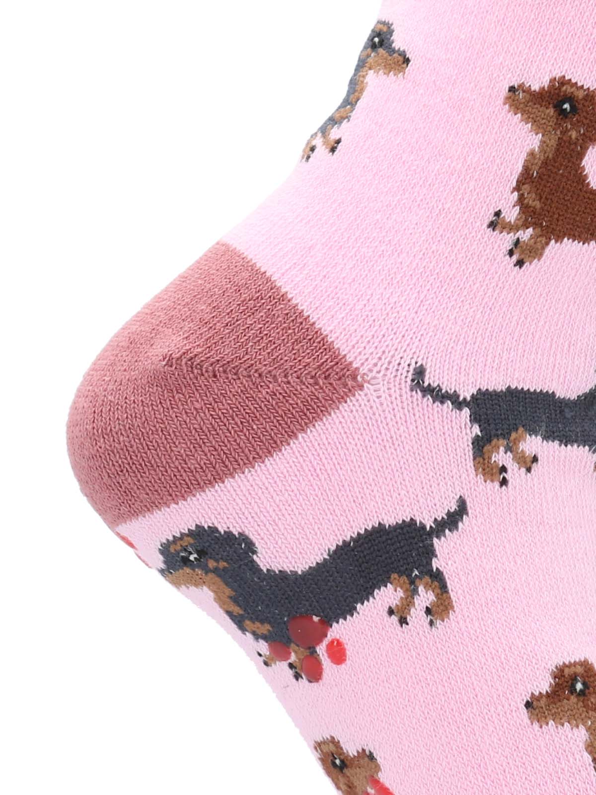 CALCETIN ALGODÓN NIÑA C DACHSHUND ROSADO HUSH PUPPIES - 2