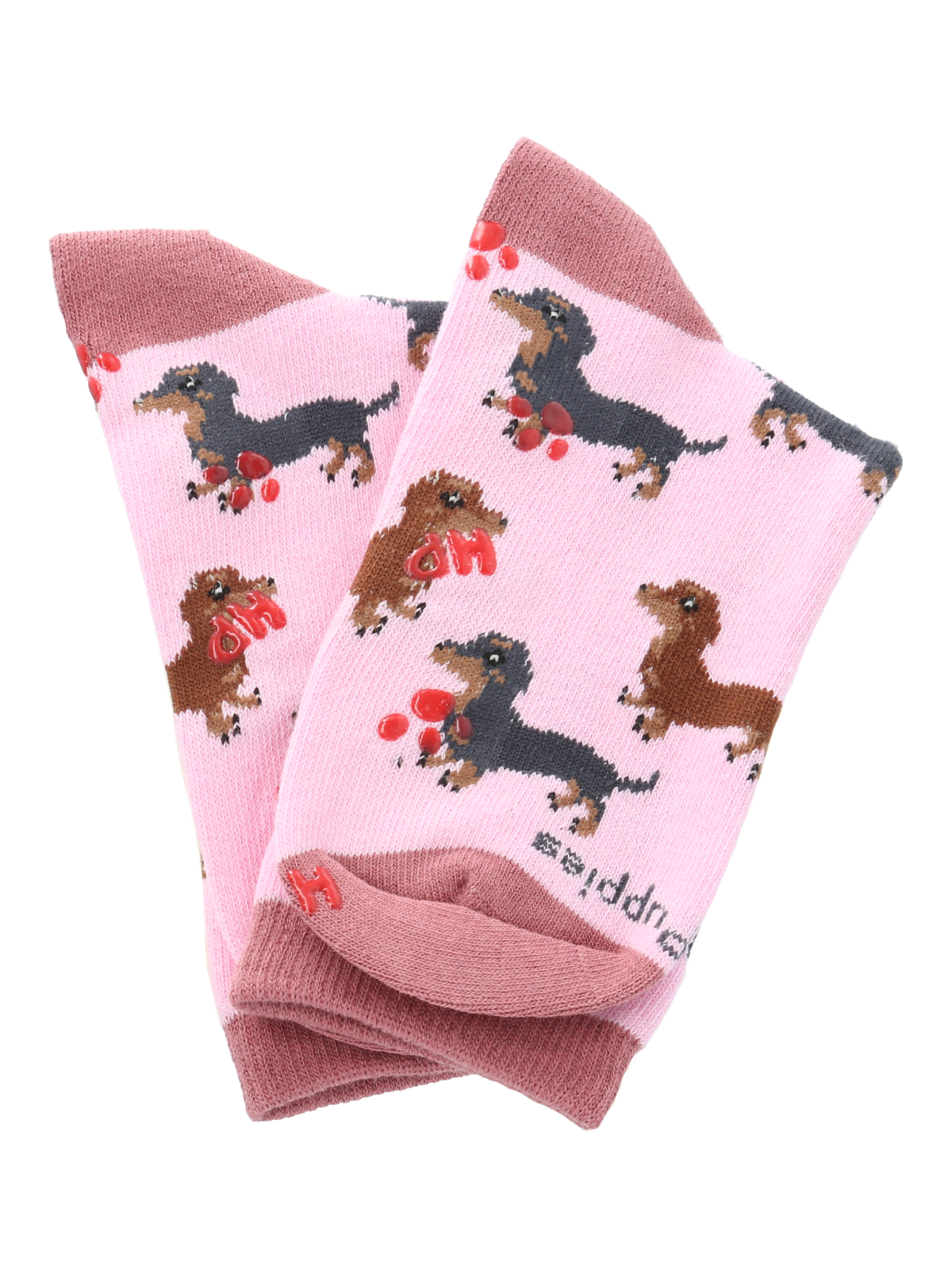CALCETIN ALGODÓN NIÑA C DACHSHUND ROSADO HUSH PUPPIES - 3