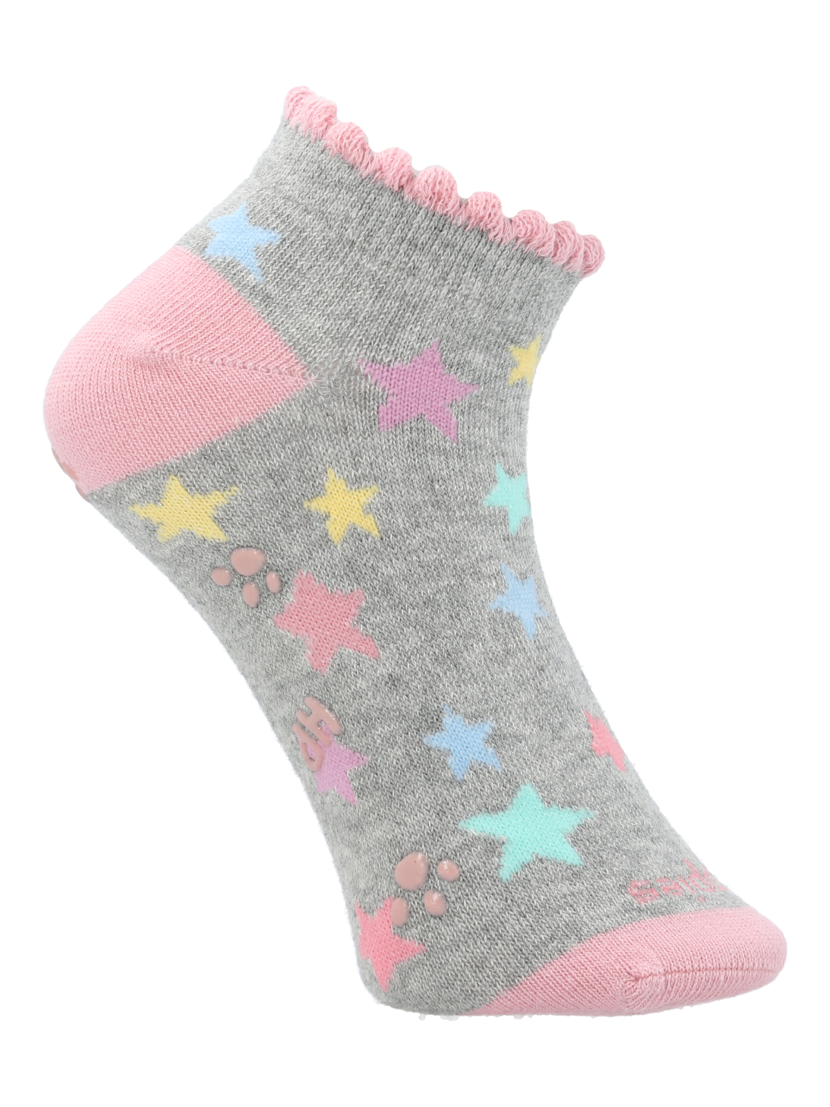 CALCETIN ALGODÓN NIÑA PED ST STAR GRIS HUSH PUPPIES - 1